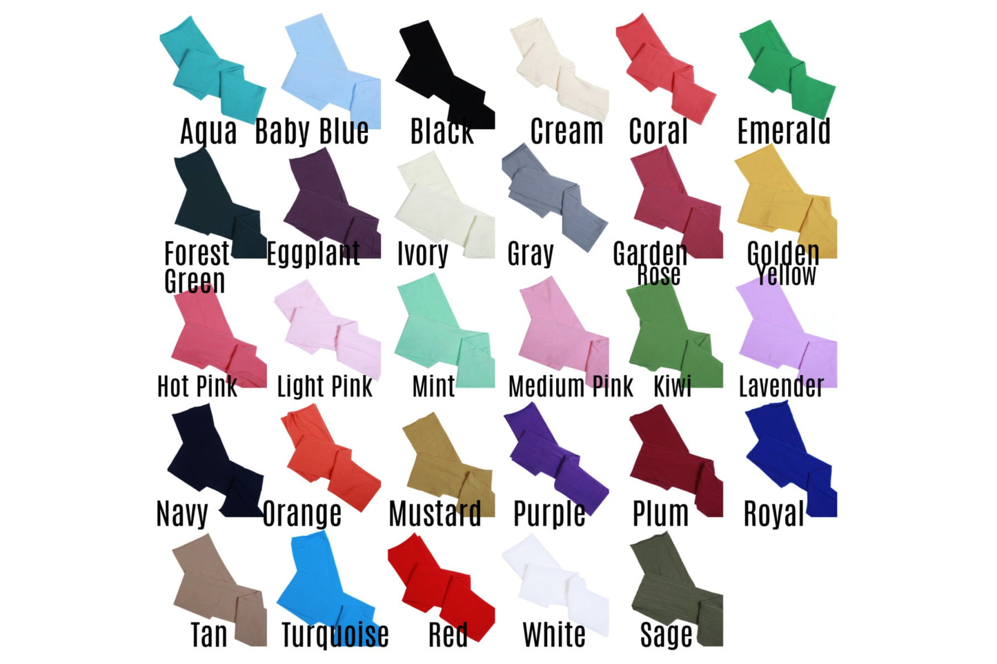 Forrest Green Nylon Stretch Fabric Strips 3" x 44" for Bow Making Make Your Own Headbands Wholesale Nylon Strips DIY Fabric for Bow