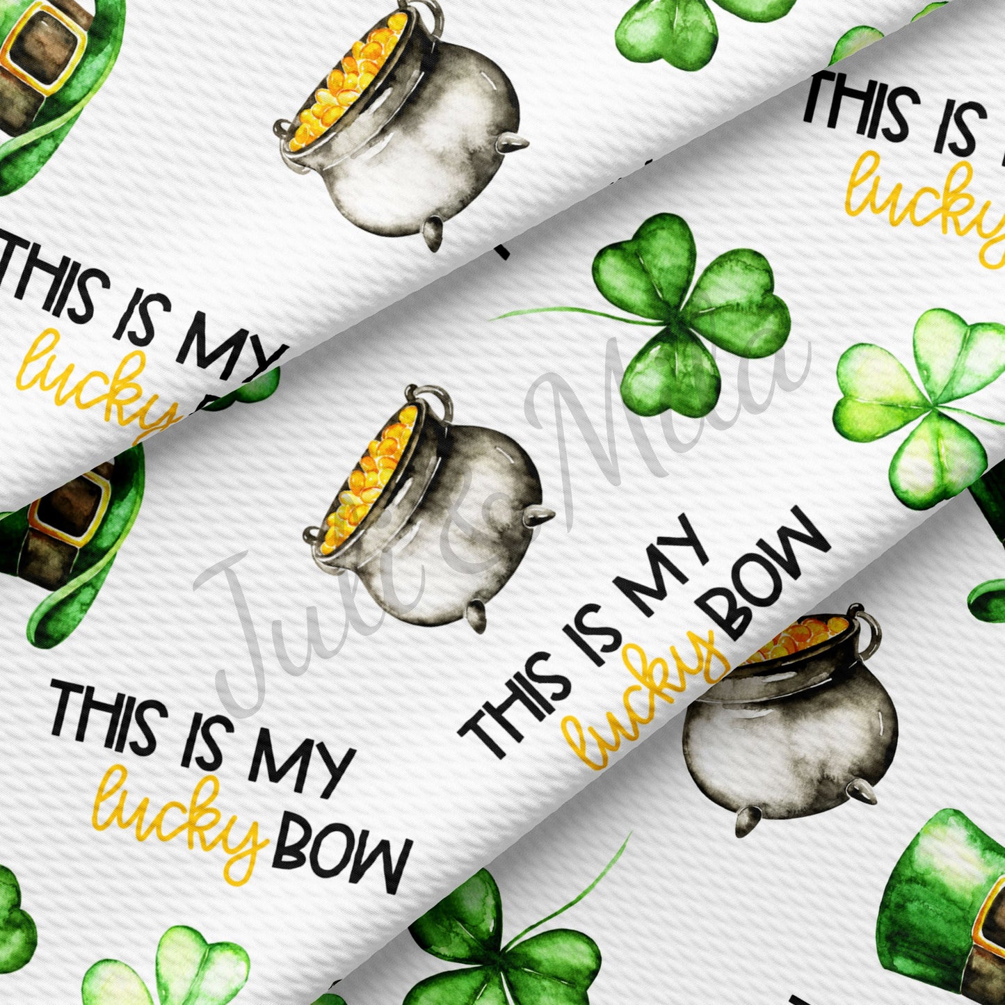 st Patrick’s day Bullet Textured Fabric Patrick24