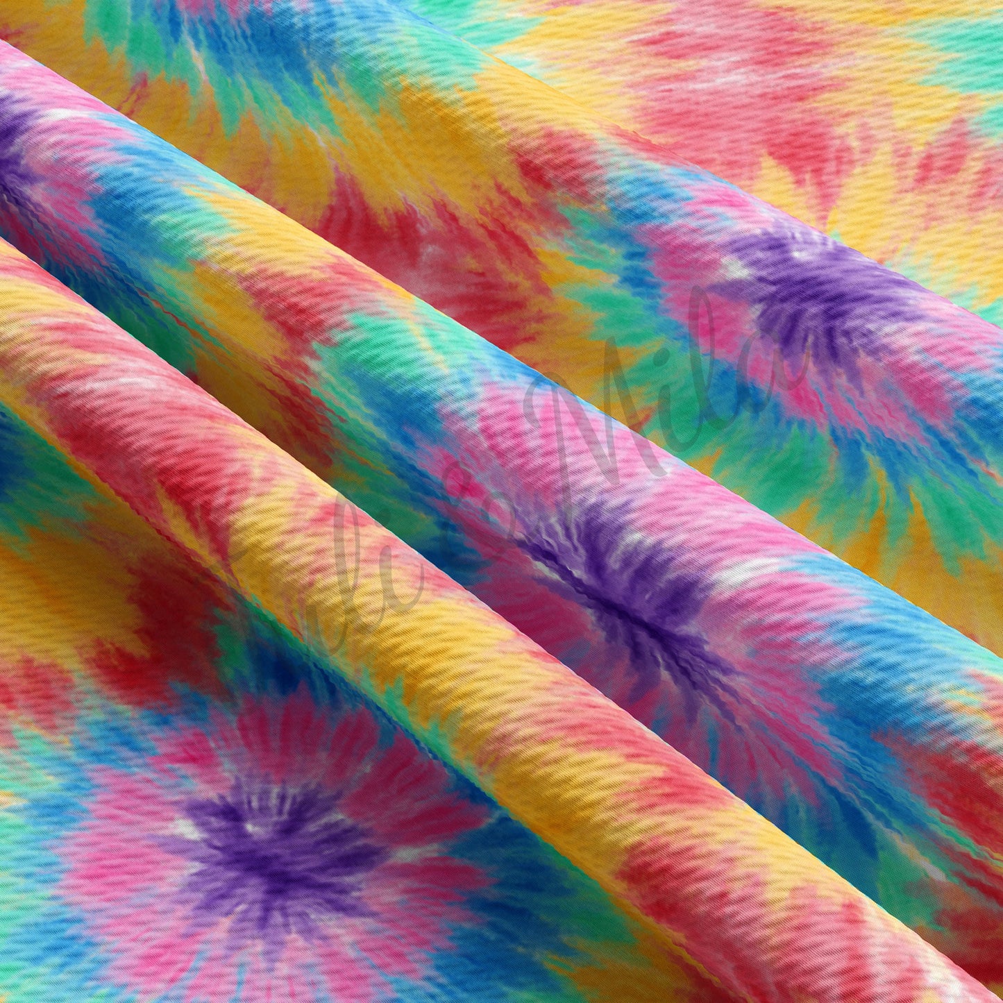 Bullet Textured Fabric Fabirc - Tie Dye