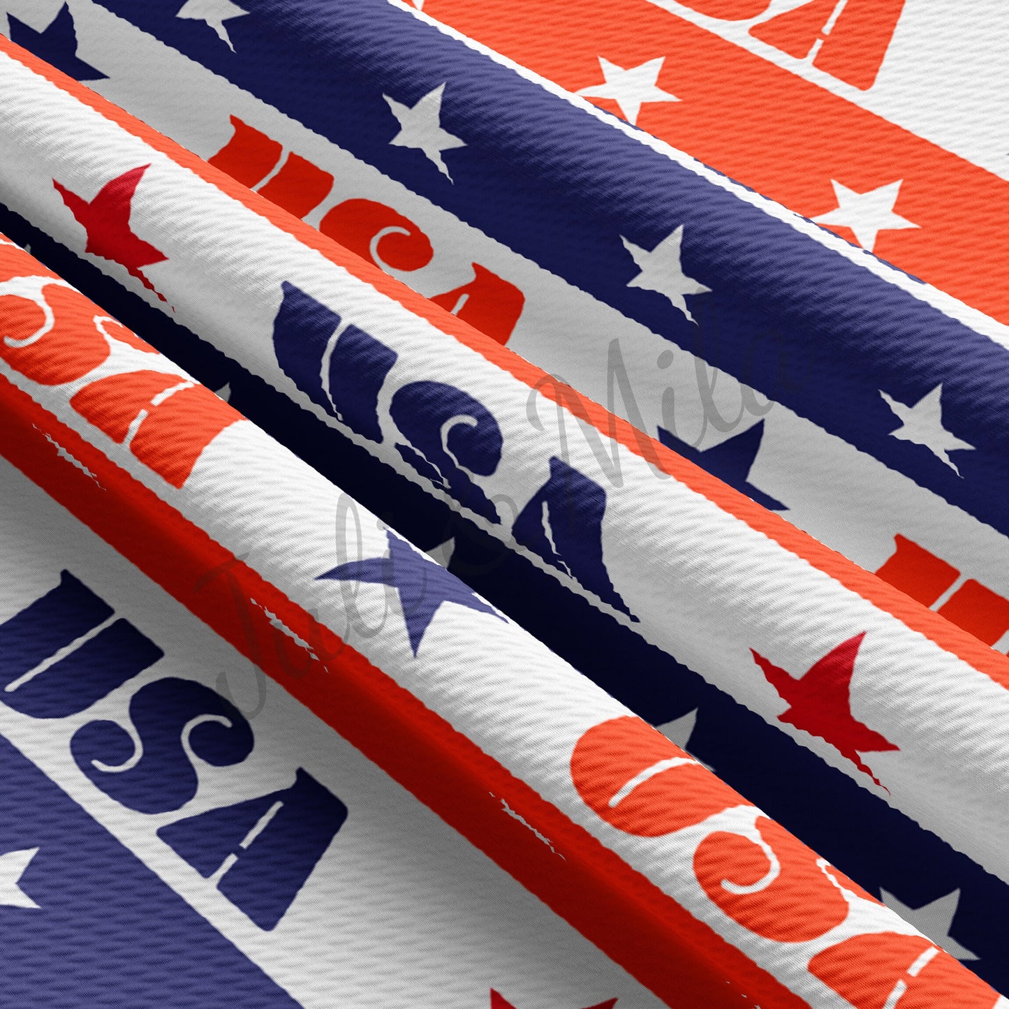 4th of July USA Bullet Fabric PT52