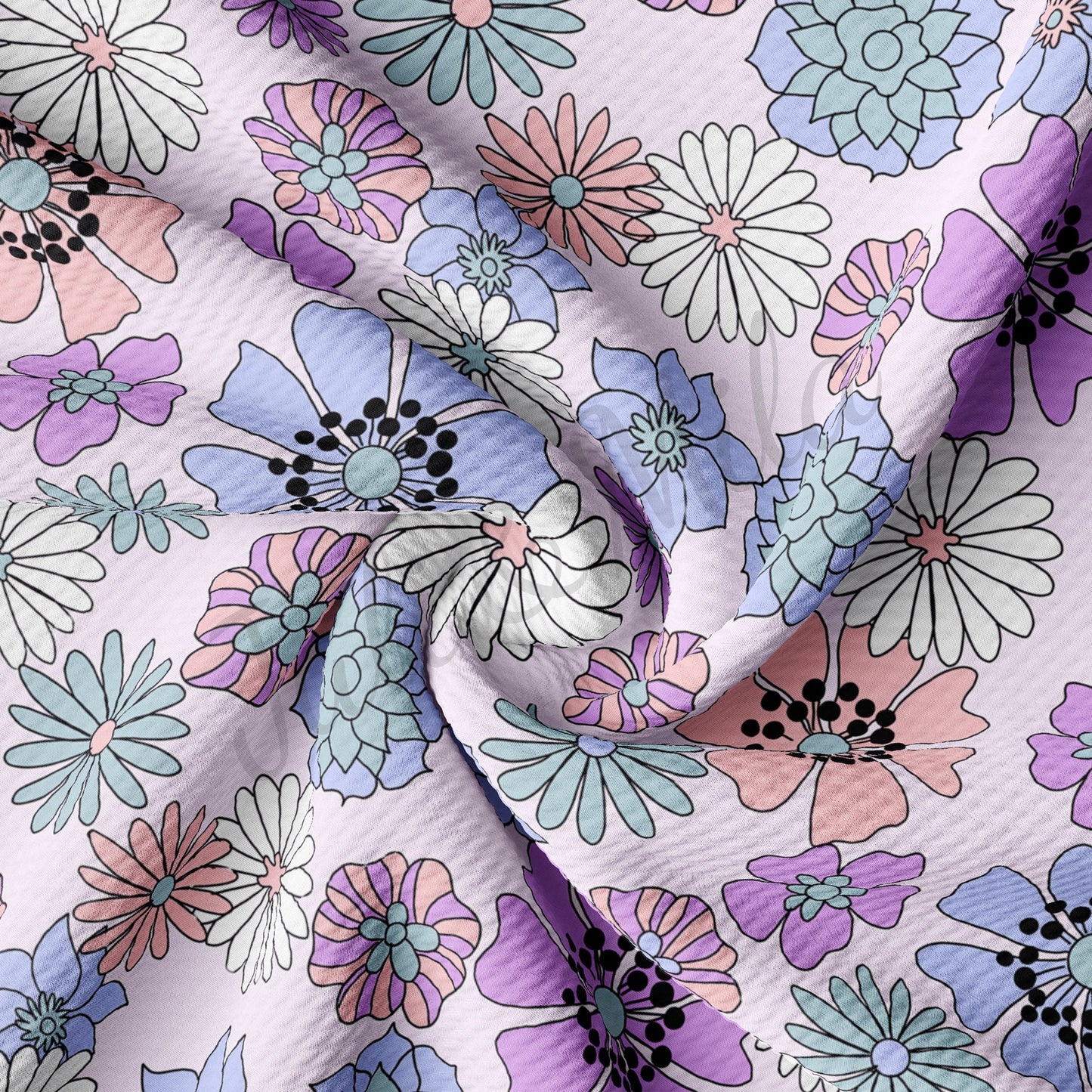 Easter Floral Bullet  Fabric AA369