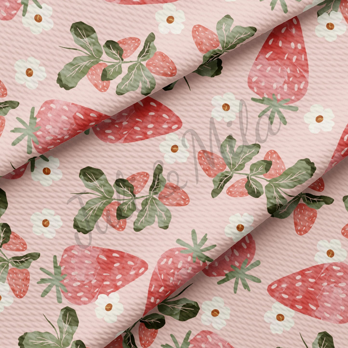 Strawberry Bullet Textured Fabric  AA108 TBP102