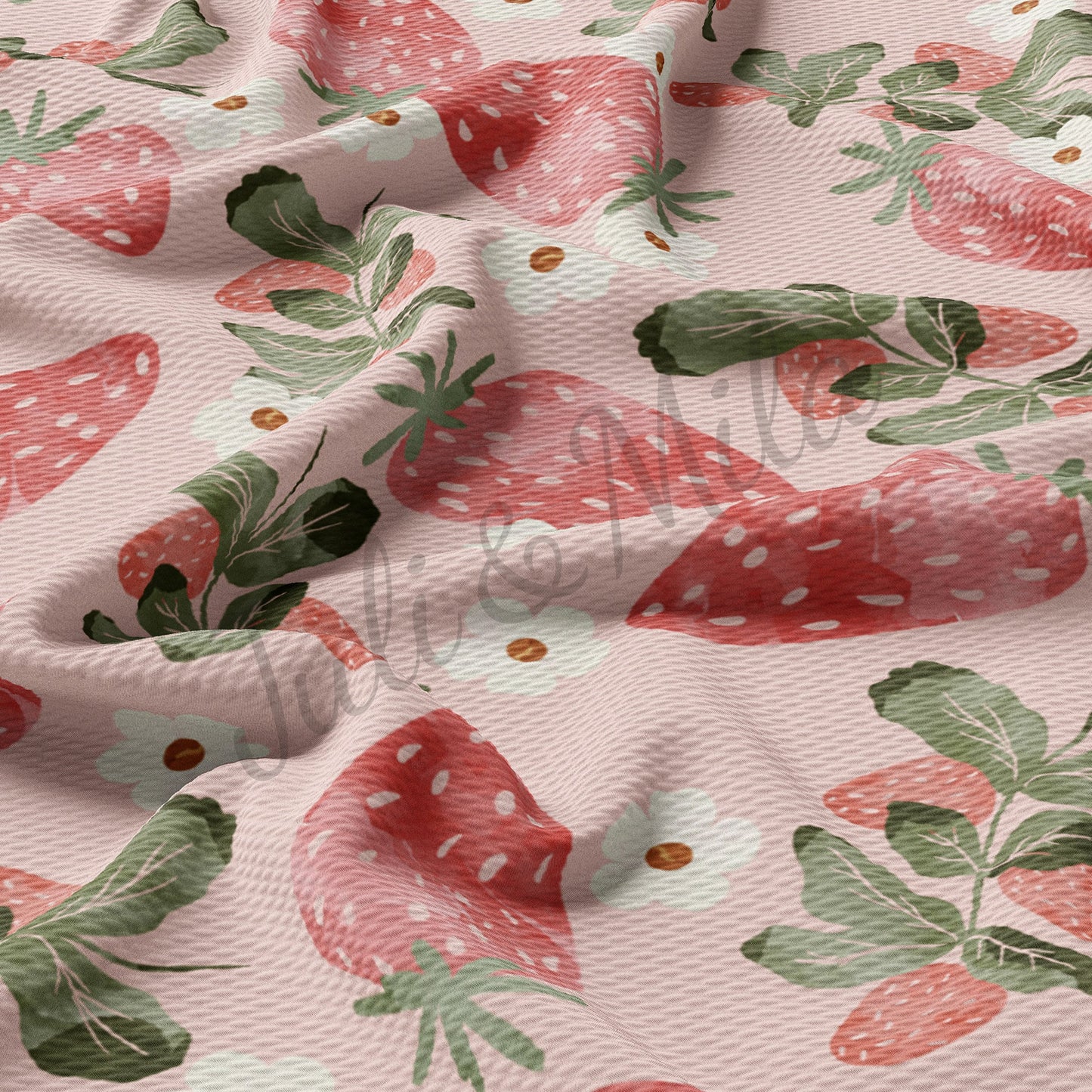 Strawberry Bullet Textured Fabric  AA108 TBP102