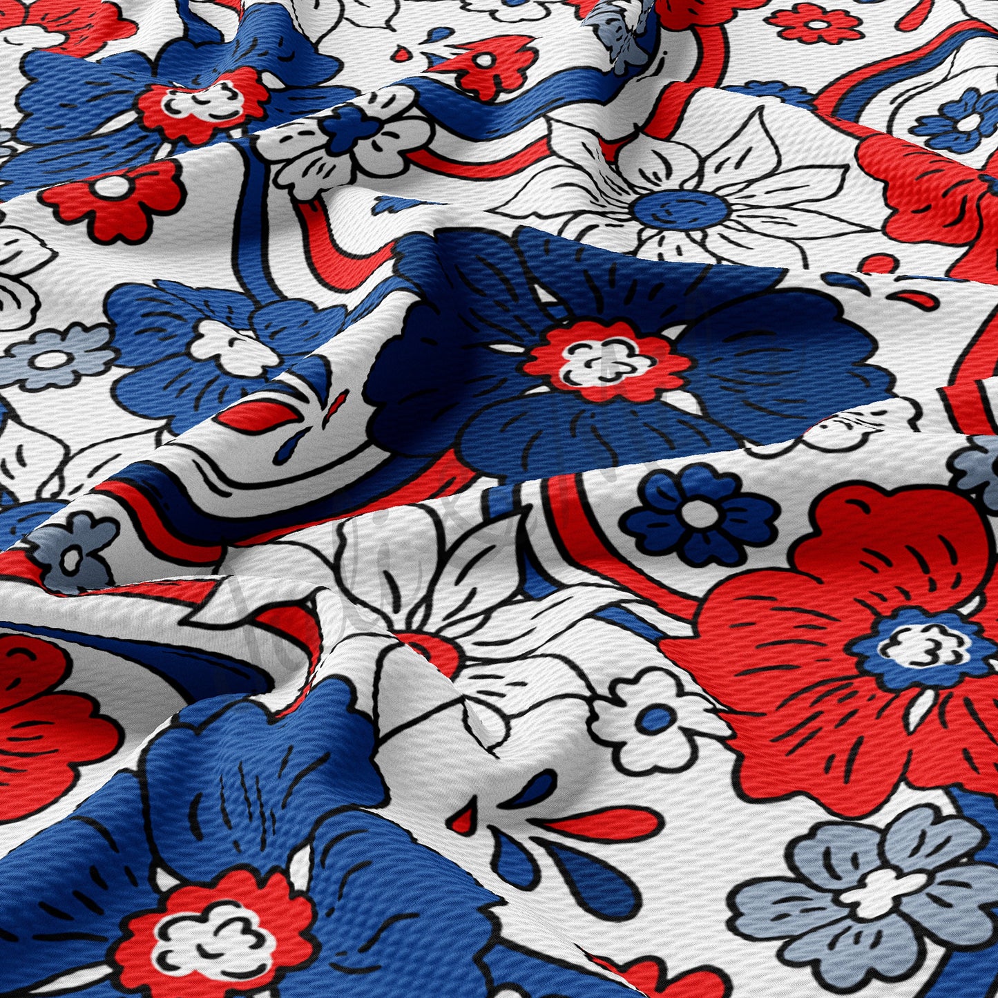 Patriotic 4th of July Bullet Fabric PT8