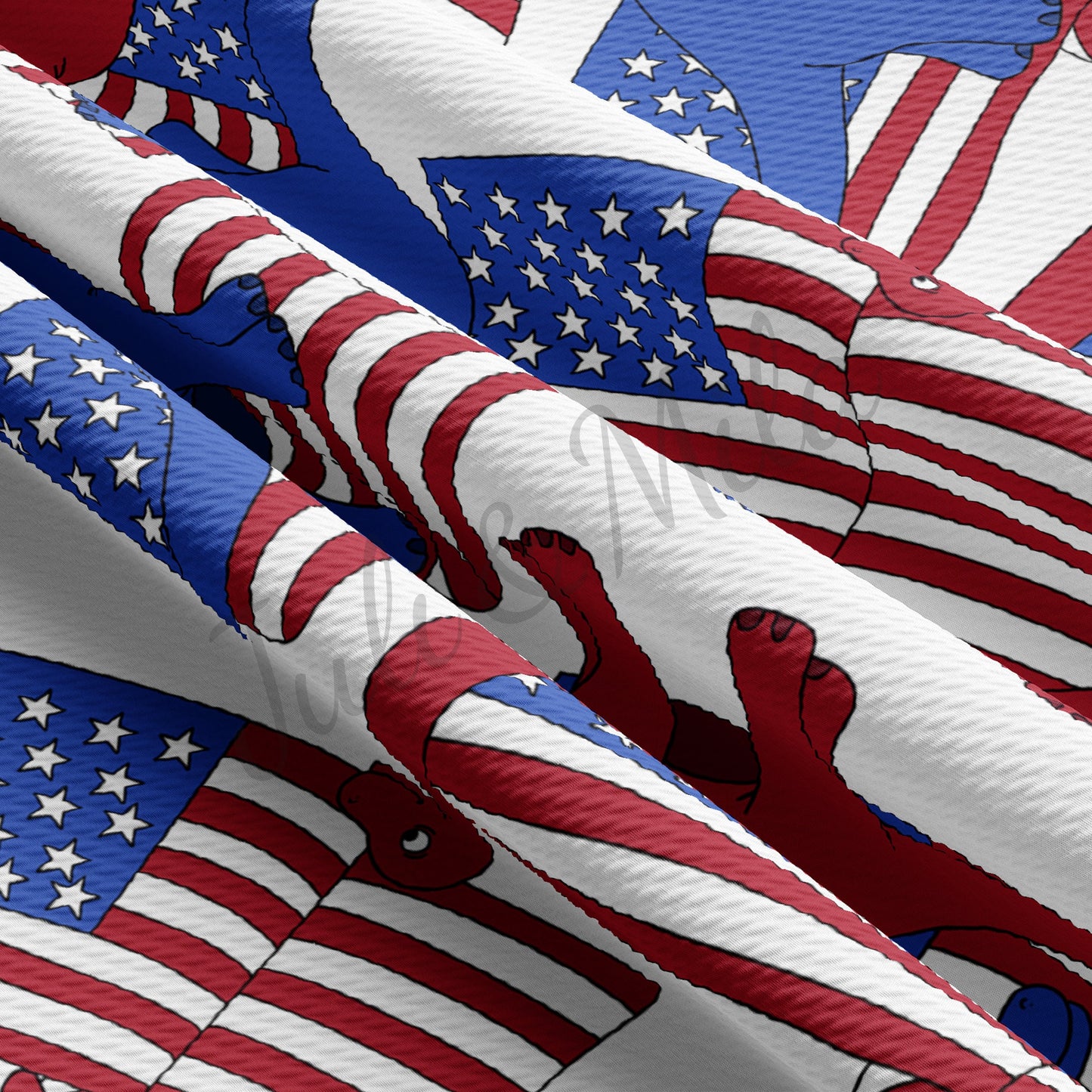 4th of July Patriotic USA Bullet Fabric PT82