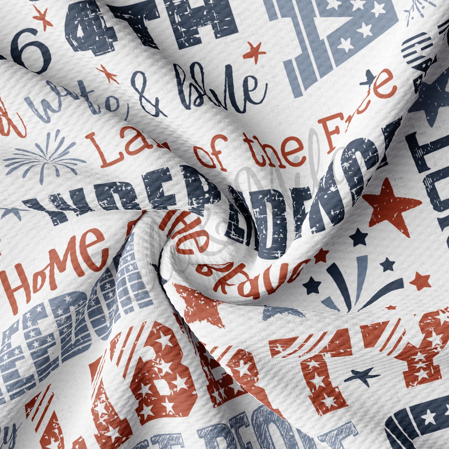 4th of July Patriotic USA Bullet Fabric PT86