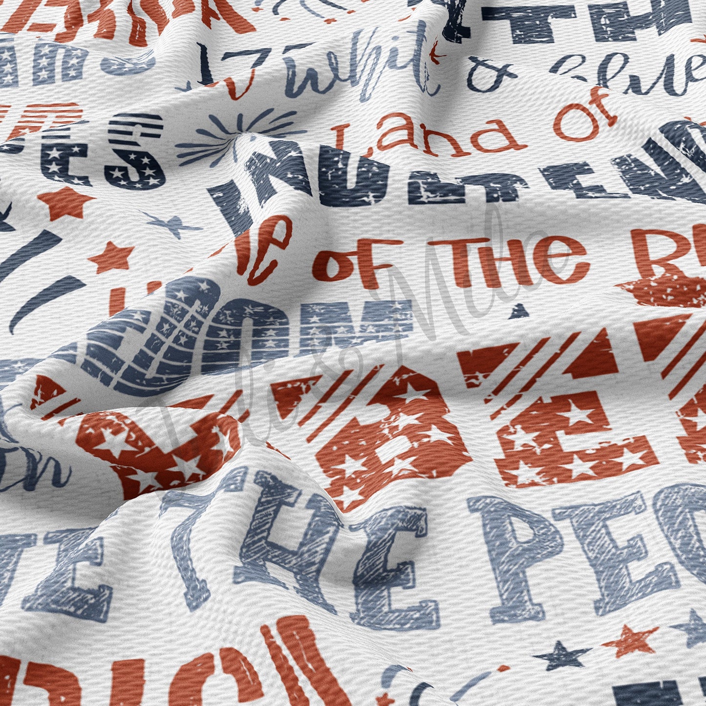 4th of July Patriotic USA Bullet Fabric PT86