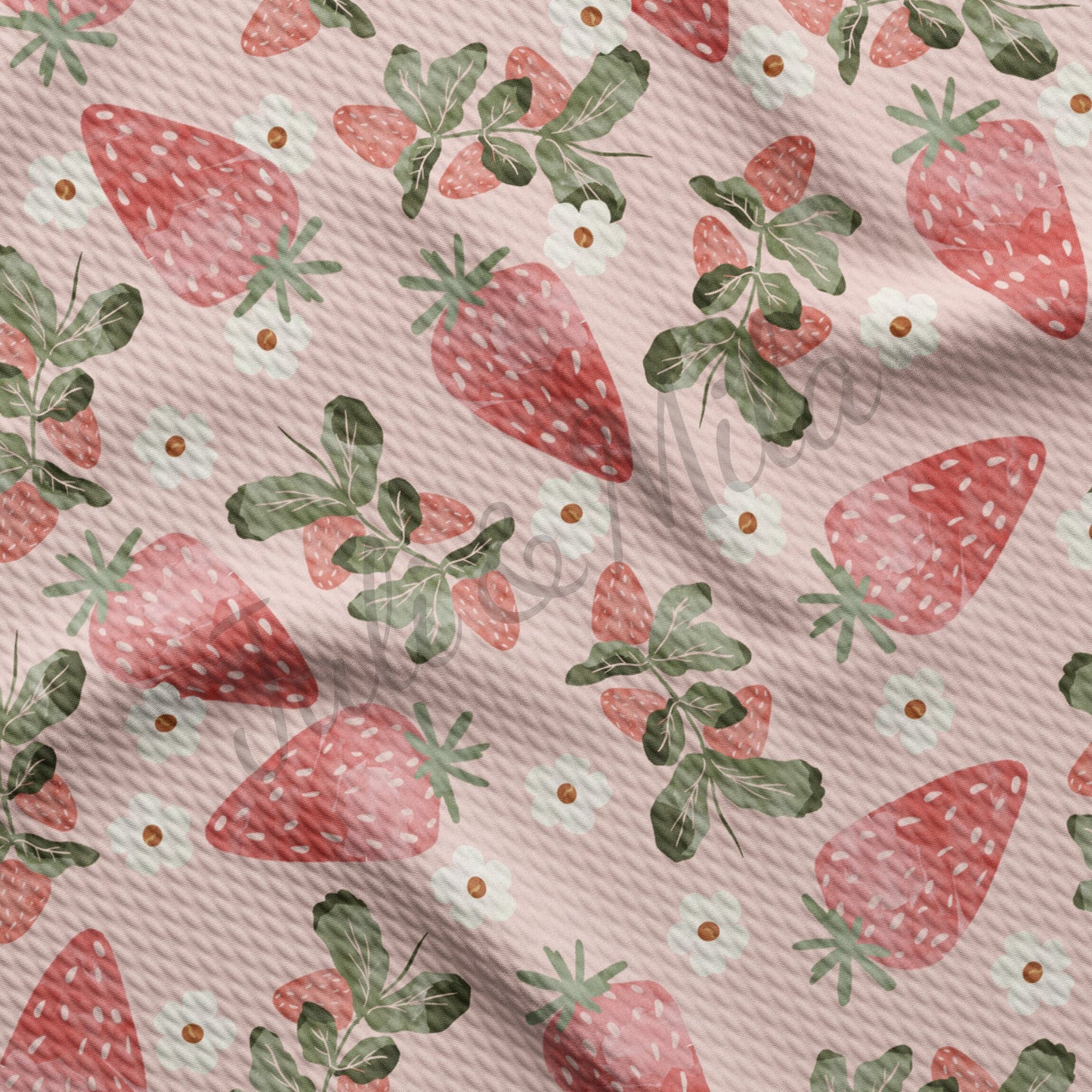 Strawberry Bullet Textured Fabric  AA108 TBP102