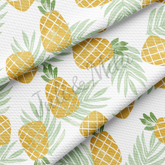 Summer Pineapple  Bullet Fabric  AA124