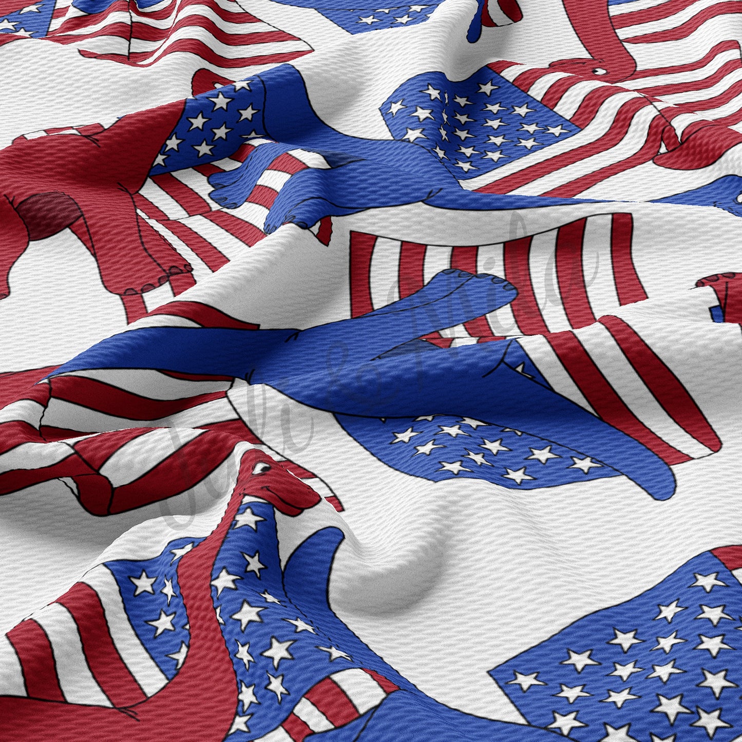 4th of July Patriotic USA Bullet Fabric PT82