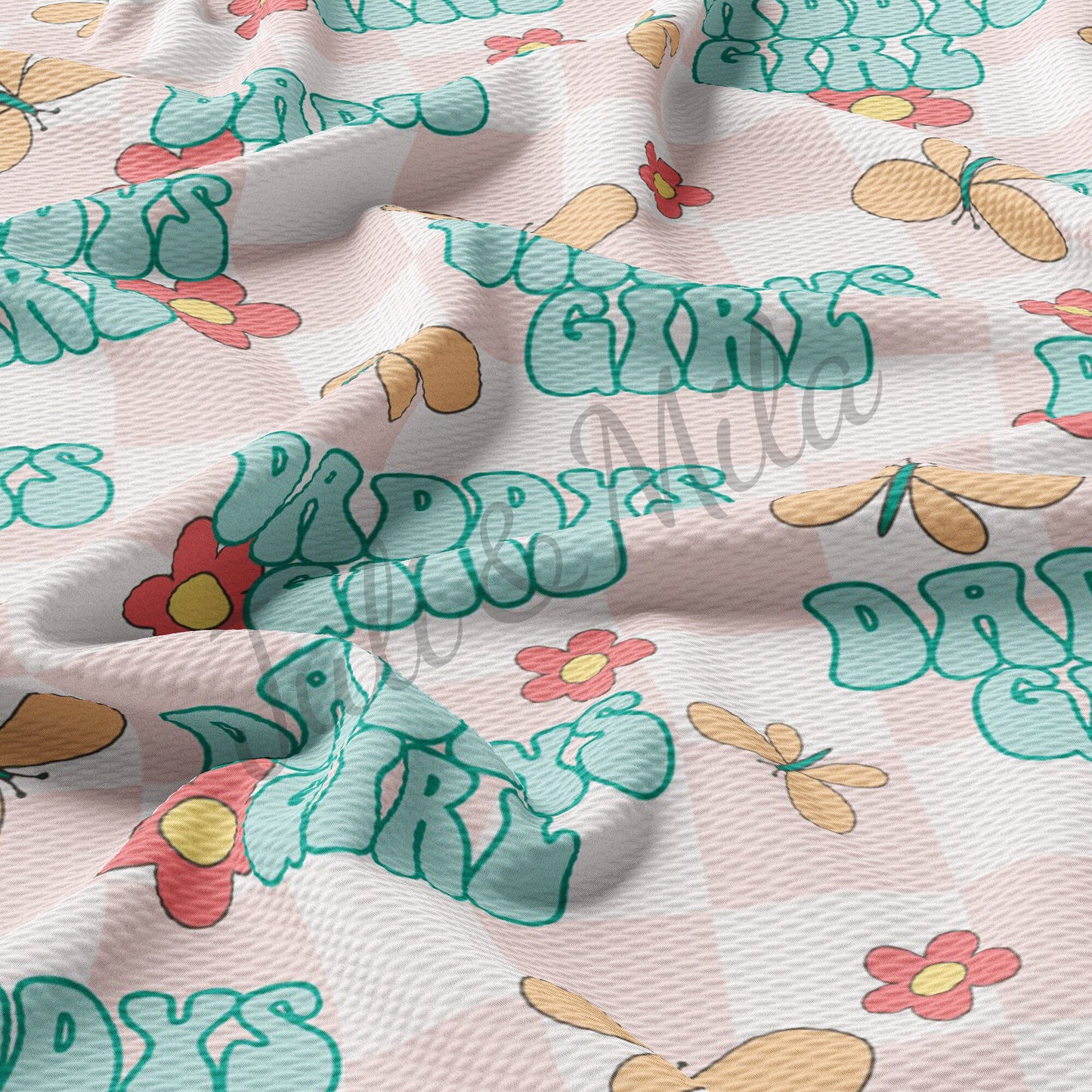 Daddys Girl Bullet Fabric AA292