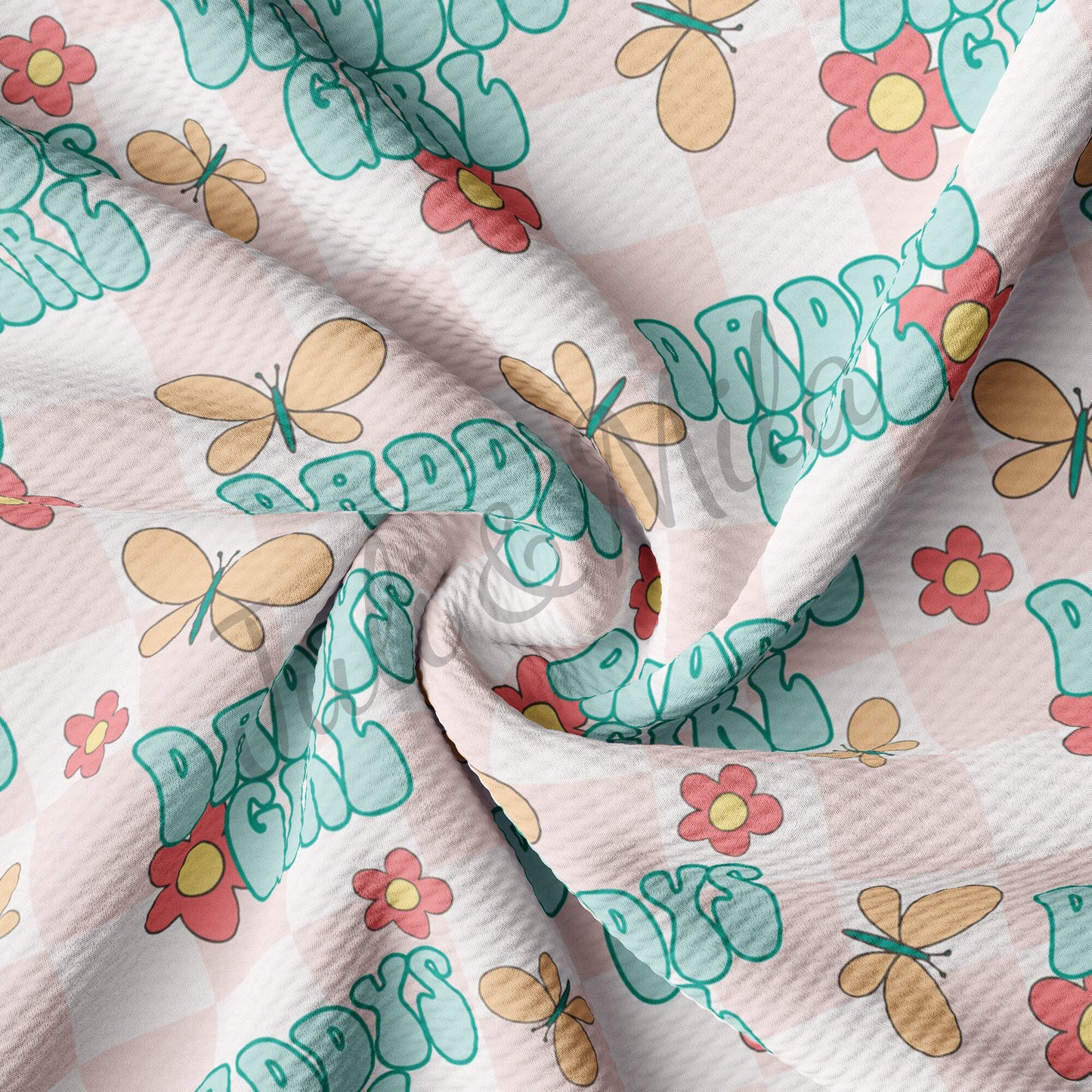 Daddys Girl Bullet Fabric AA292