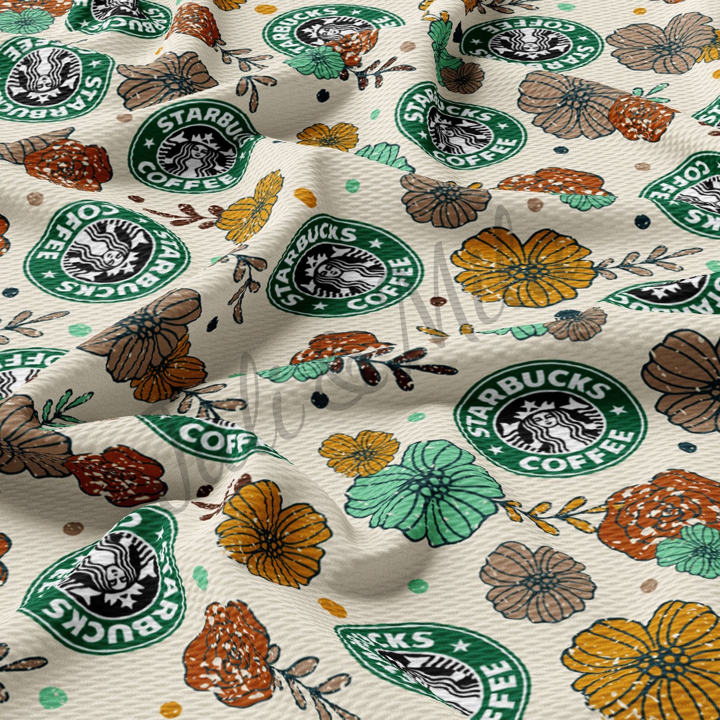 Starbucks Printed Bullet Fabric AA352