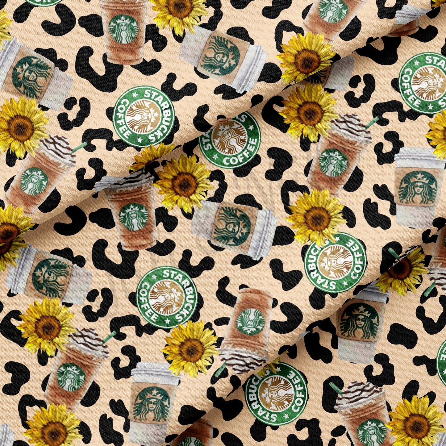 Starbucks Printed Bullet Fabric AA358