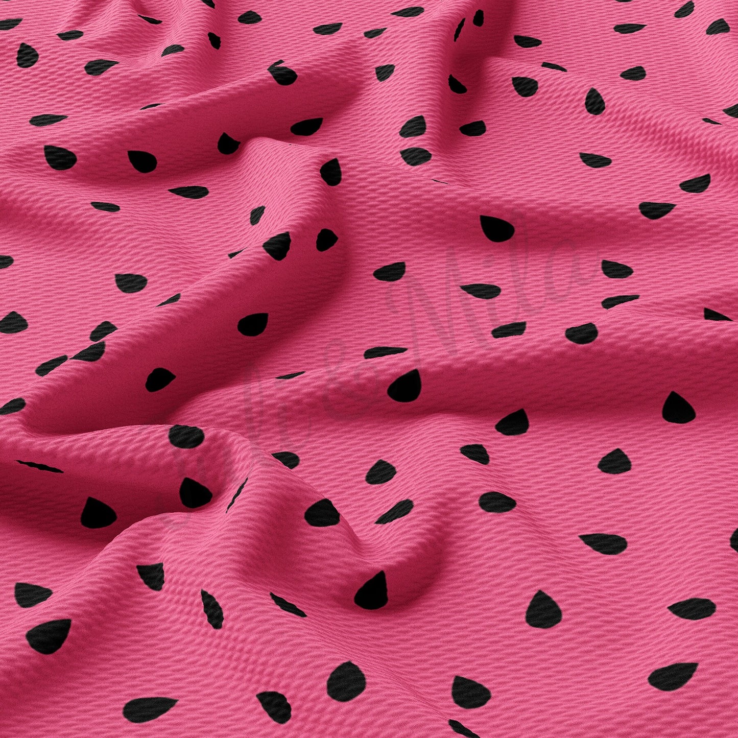 Watermelon Seeds Summer Bullet Textured Fabric  AA415