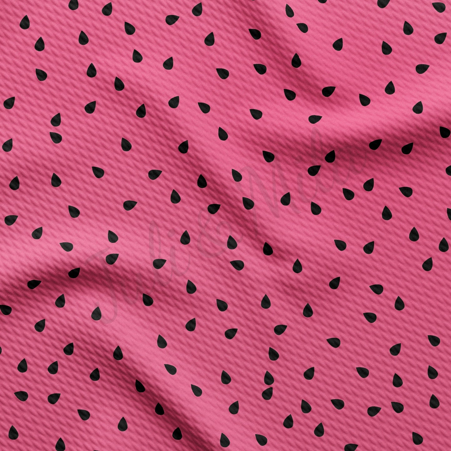 Watermelon Seeds Summer Bullet Textured Fabric  AA415