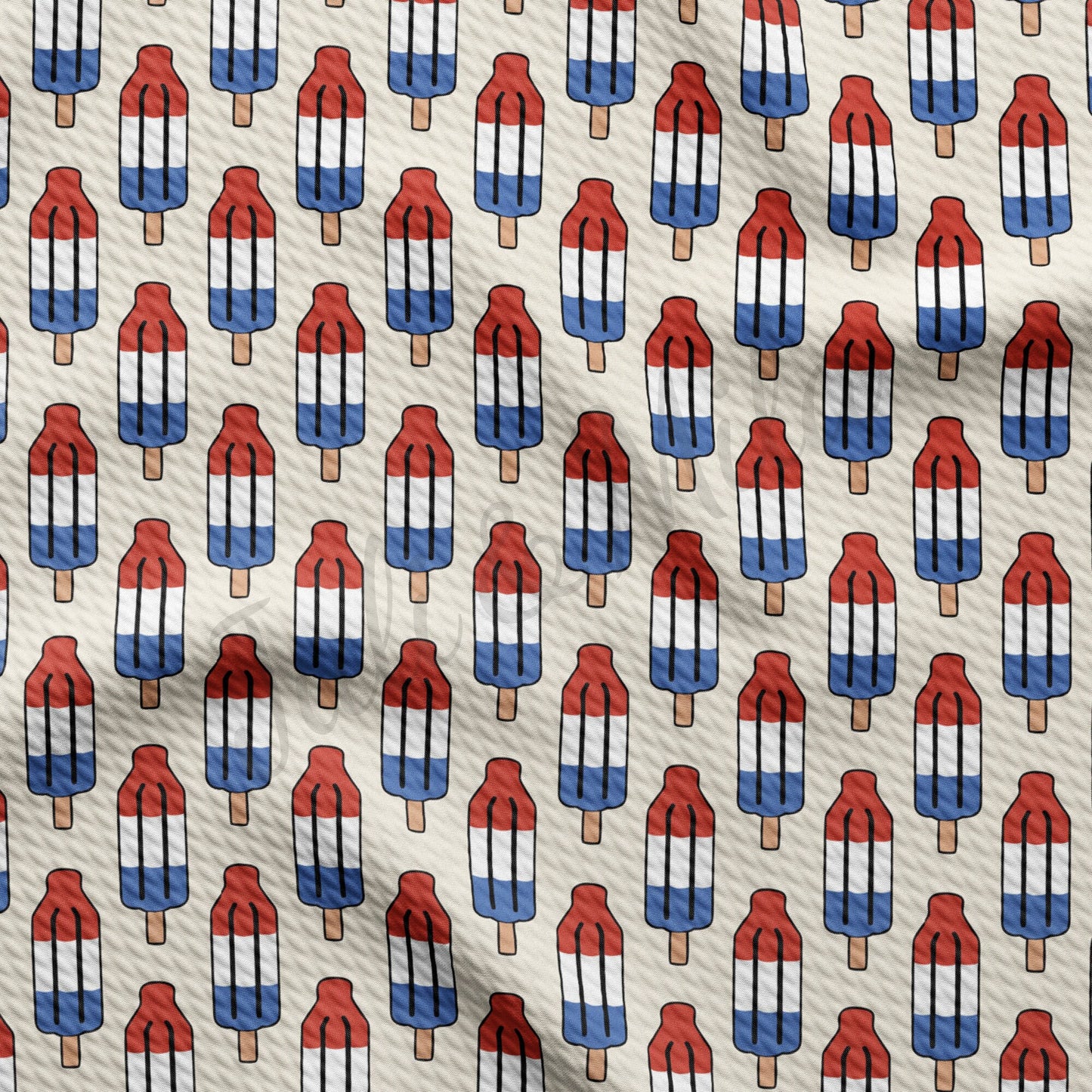 Patriotic 4th of July Printed Bullet Fabric AA359