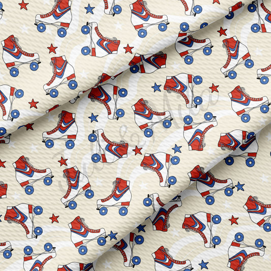 Patriotic  Bullet Fabric AA361