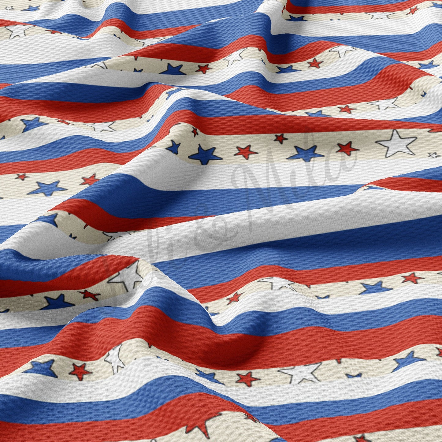 Patriotic 4th of July Bullet Fabric AA368
