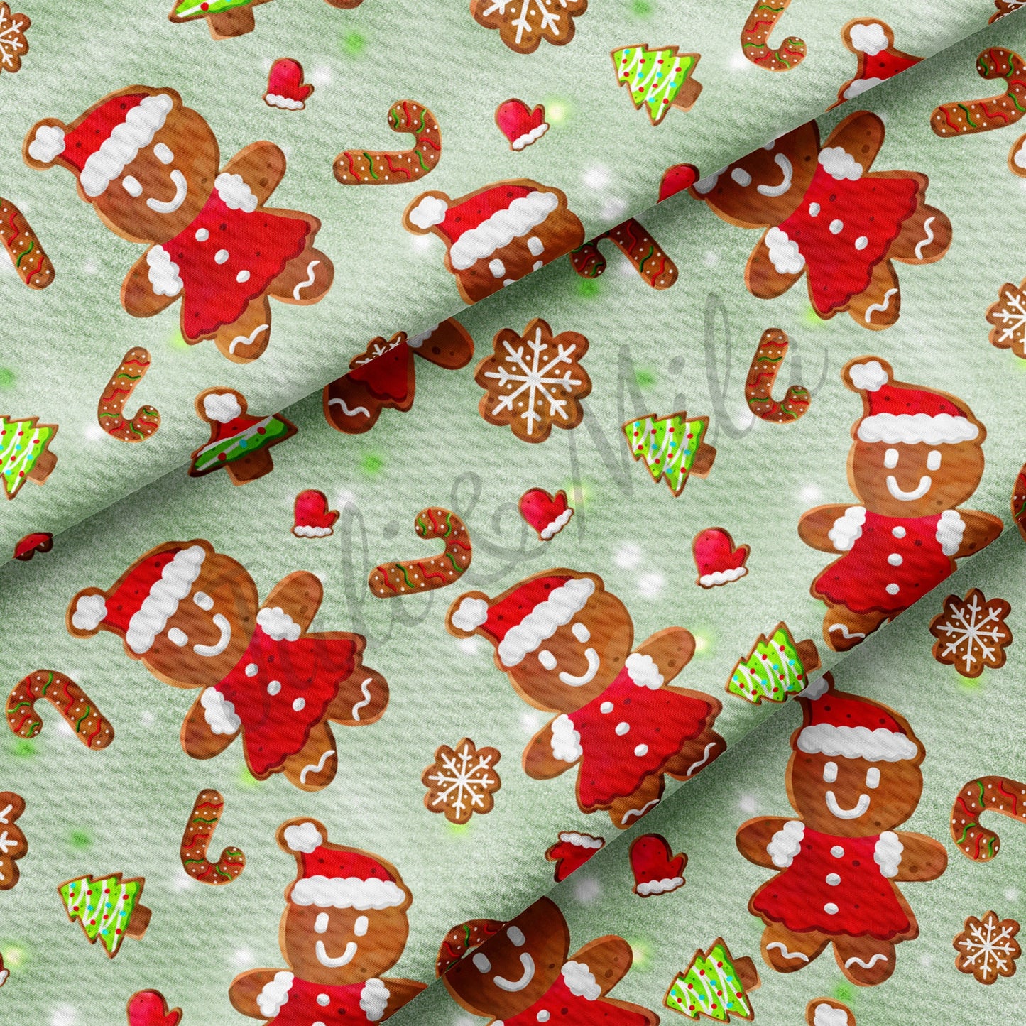 Christmas Bullet Fabric AA434