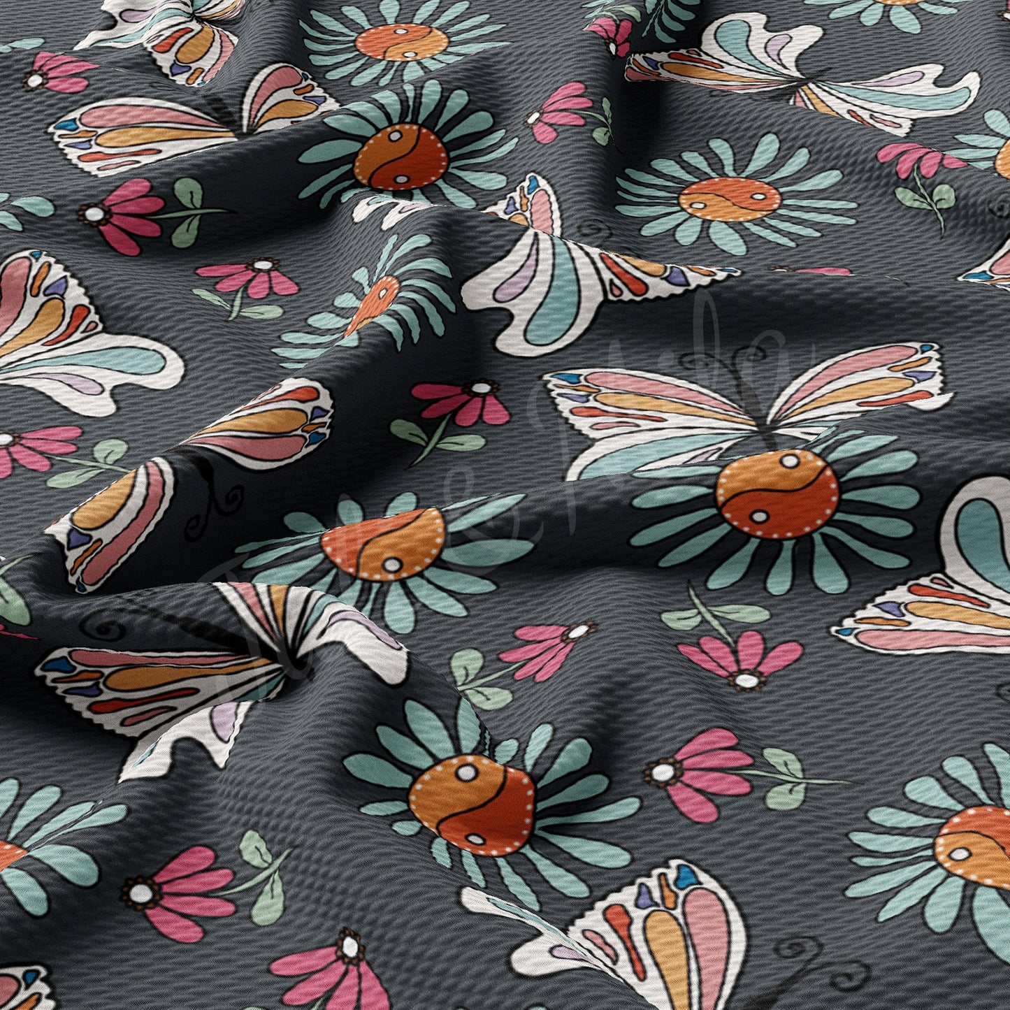 Butterflies Bullet Fabric AA457
