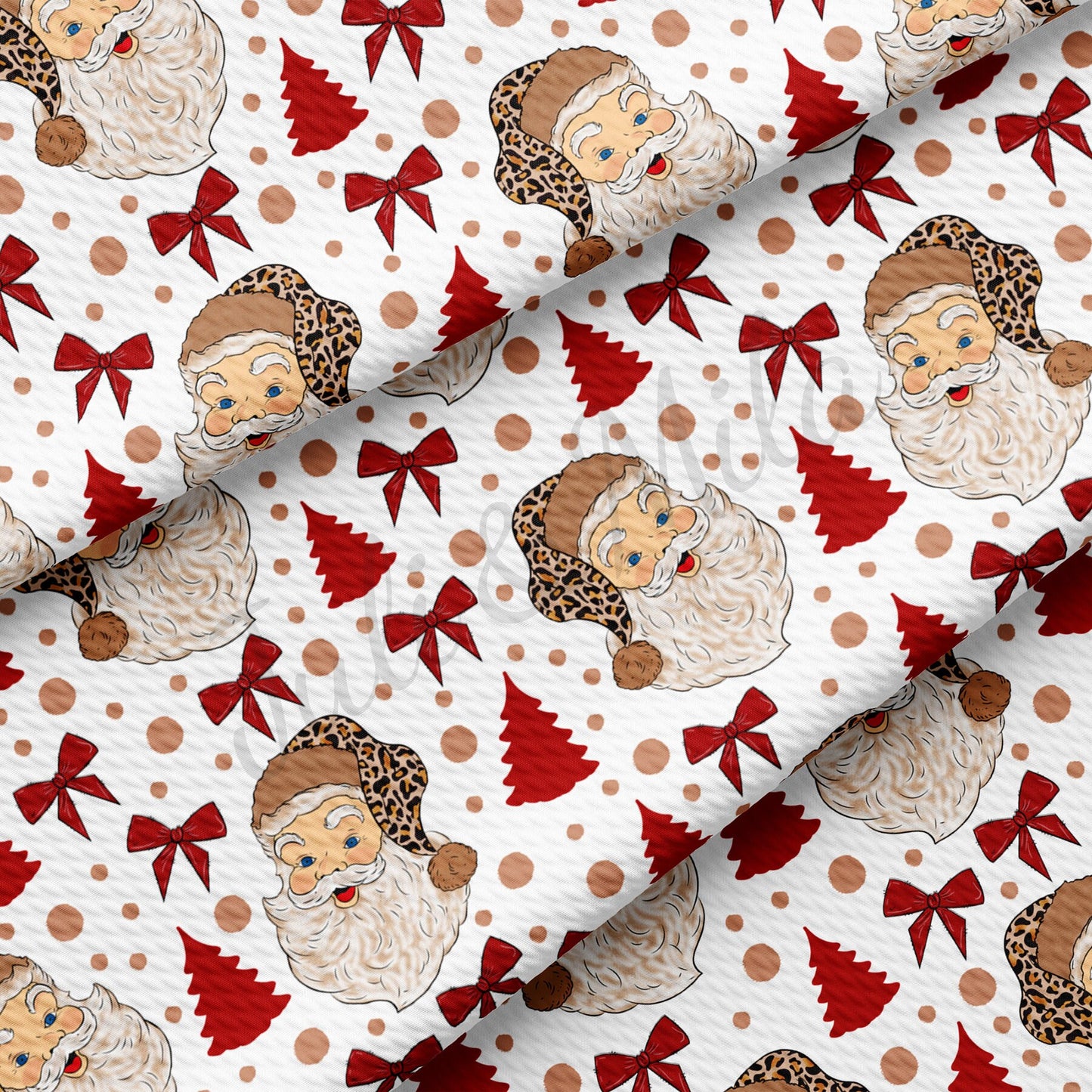 Christmas Santa Bullet Fabric AA481