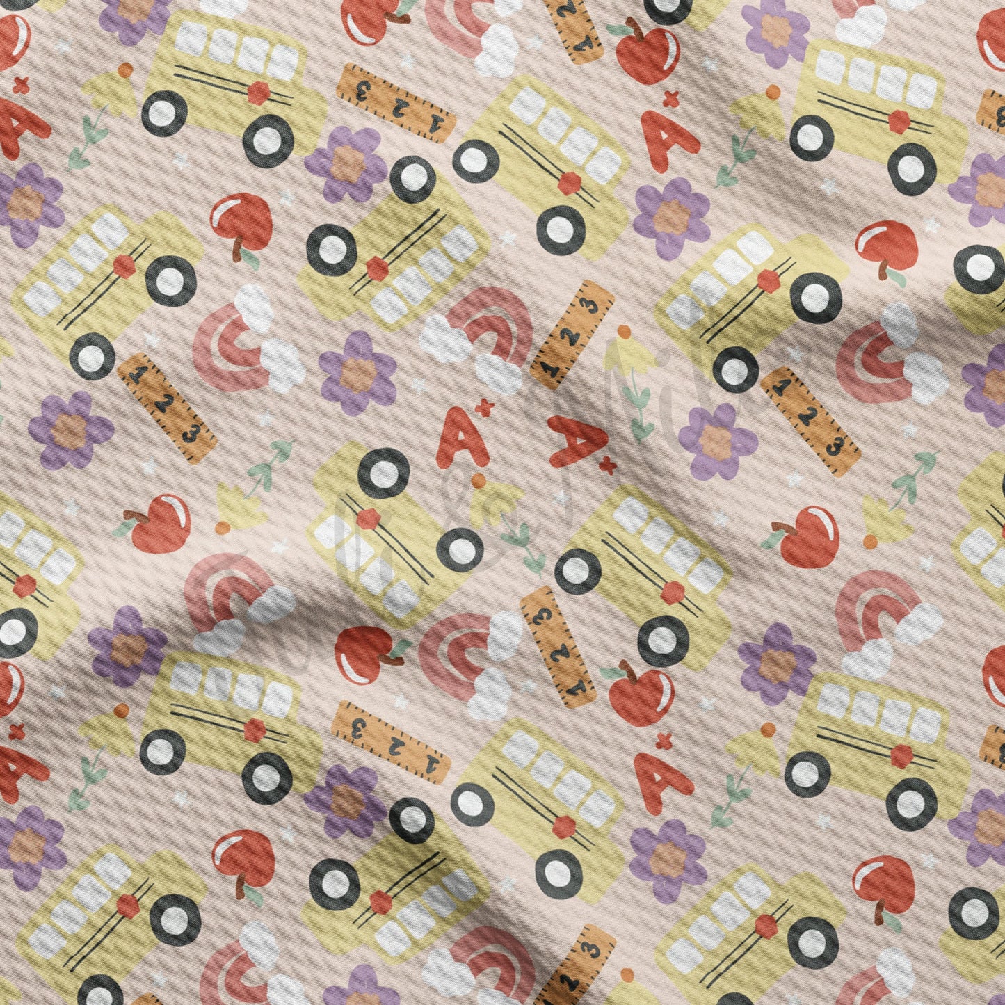 Back to School Bullet Fabric AA482