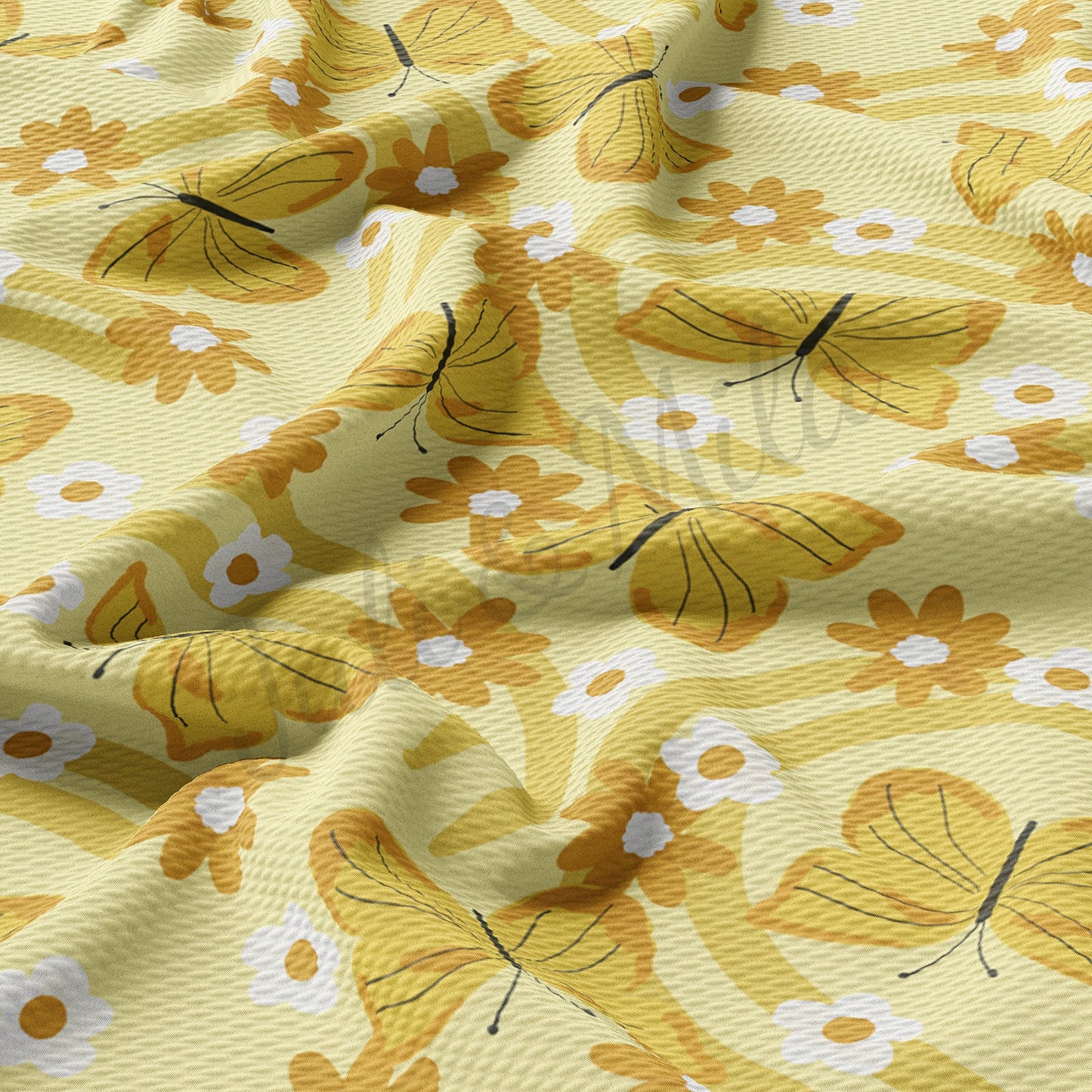 Butterflies Bullet Fabric AA488