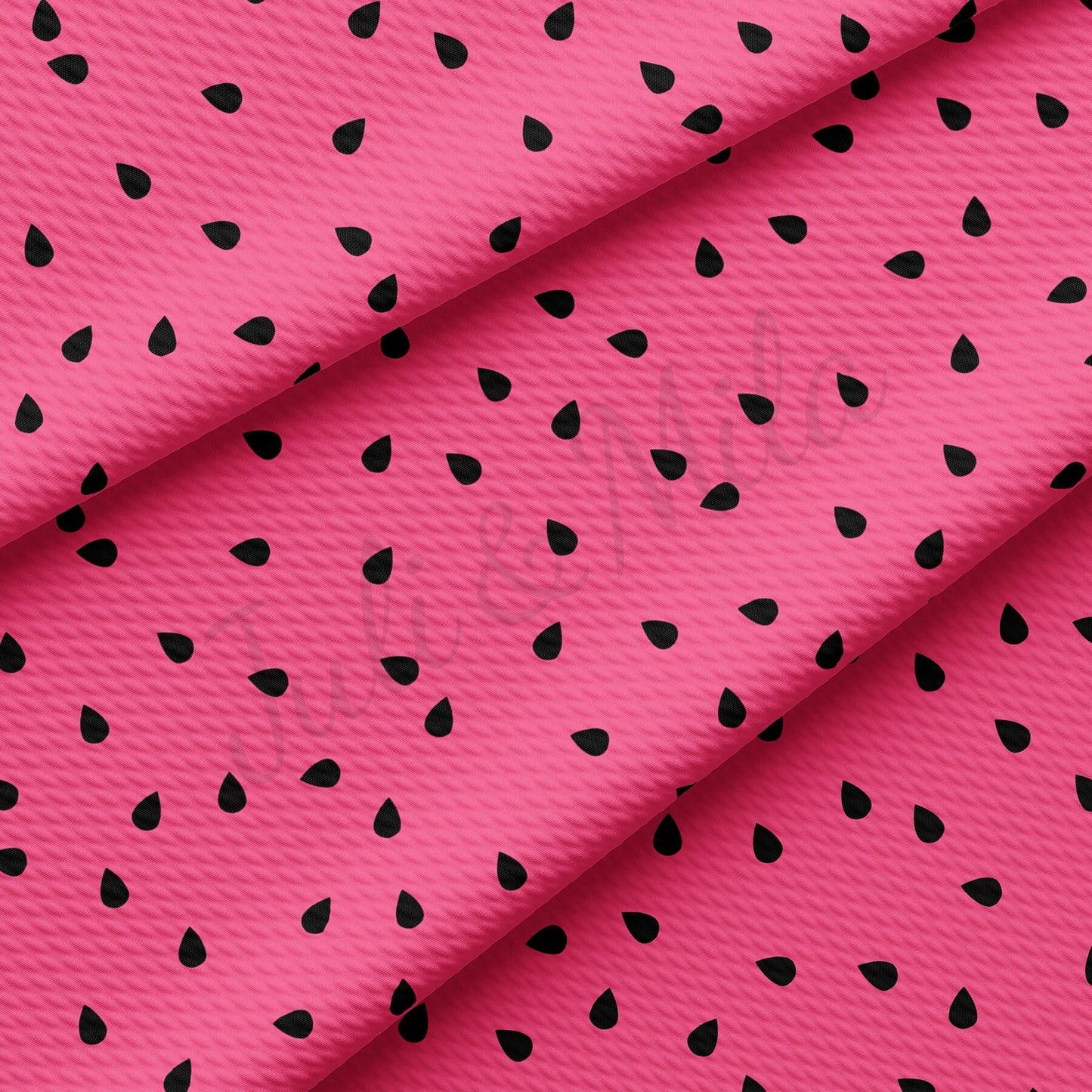 Watermelon Seeds Summer Bullet Textured Fabric  AA415
