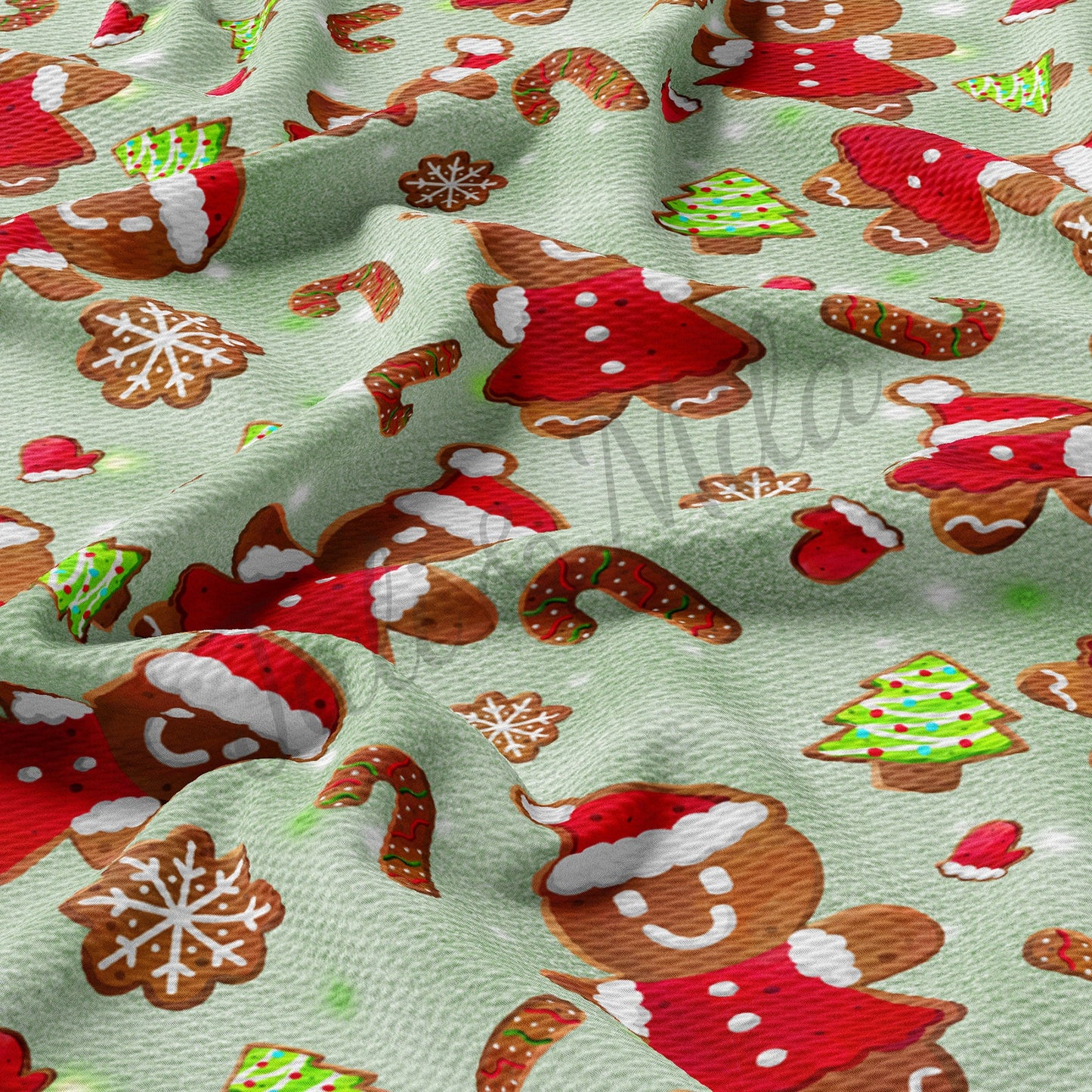 Christmas Bullet Fabric AA434