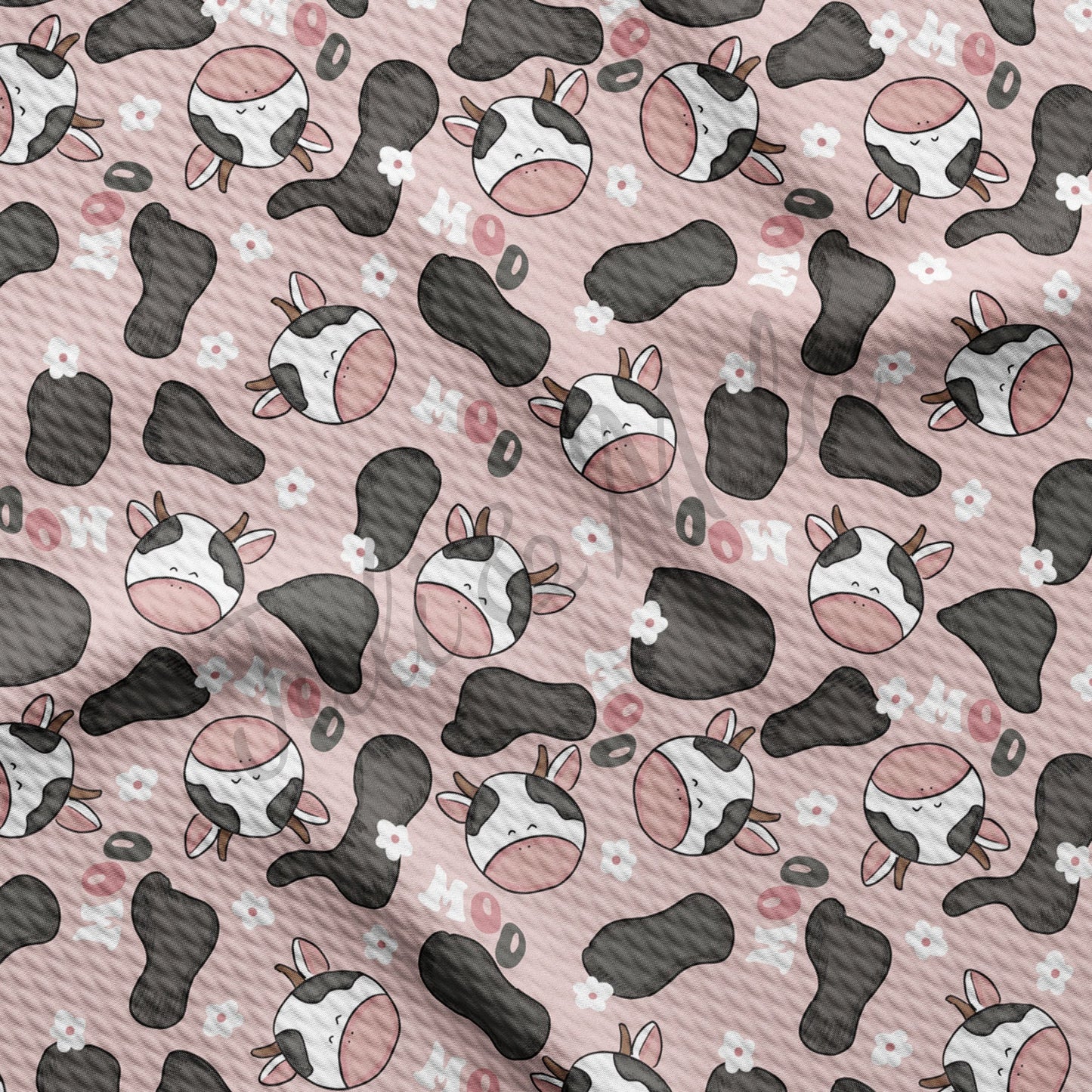 Cow Moo Bullet Fabric AA439