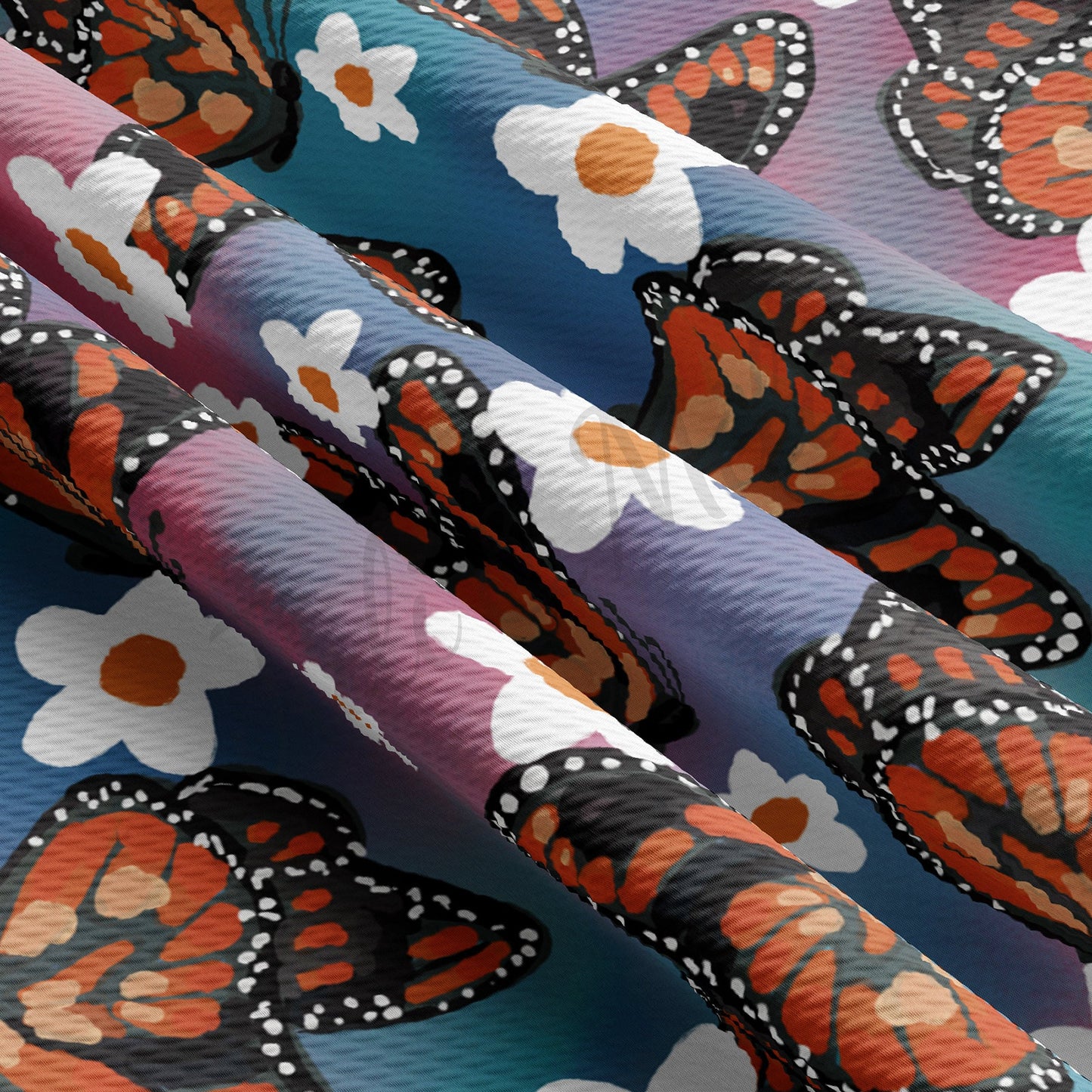 Butterflies Bullet Fabric AA468