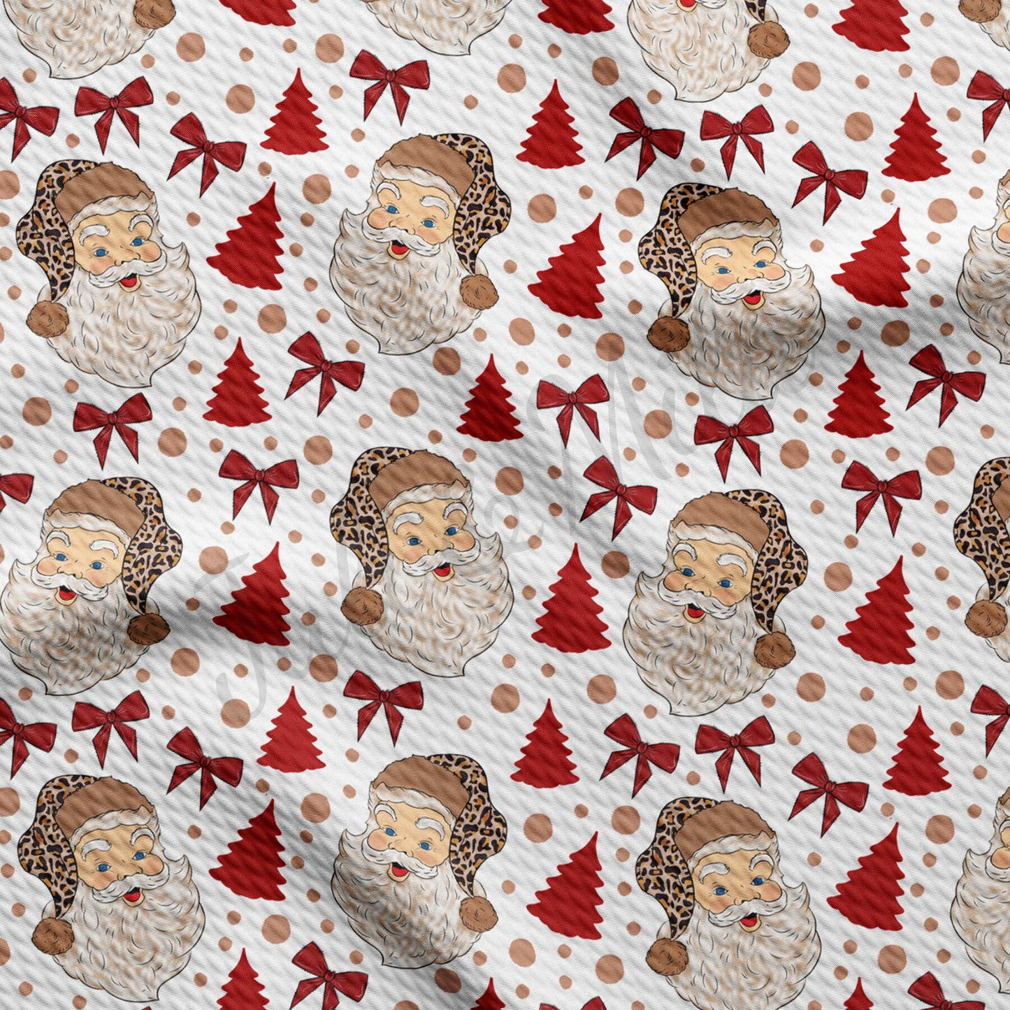 Christmas Santa Bullet Fabric AA481