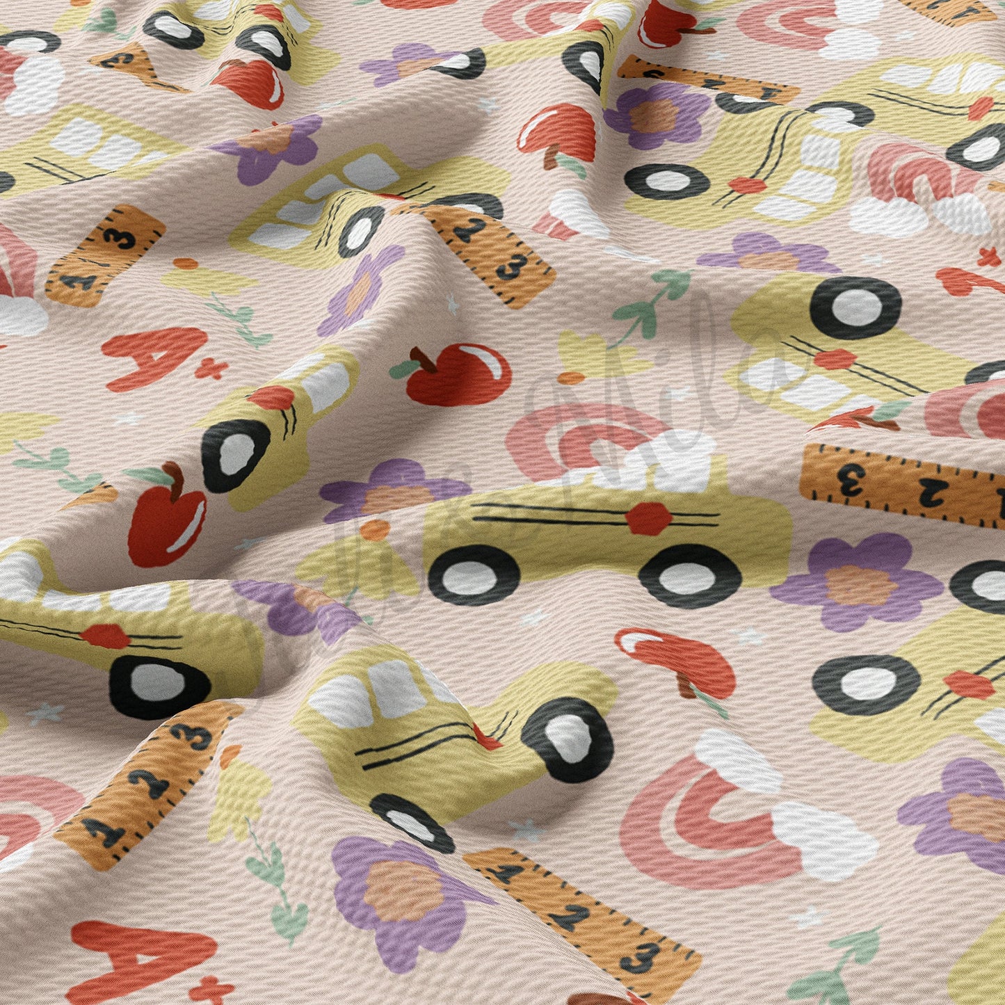 Back to School Bullet Fabric AA482