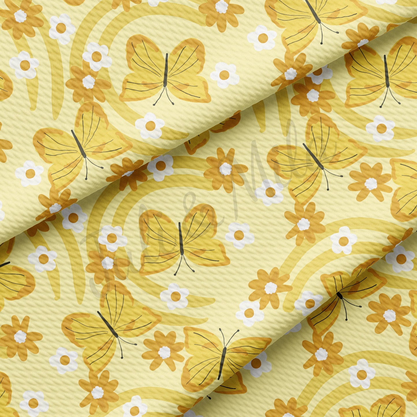 Butterflies Bullet Fabric AA488