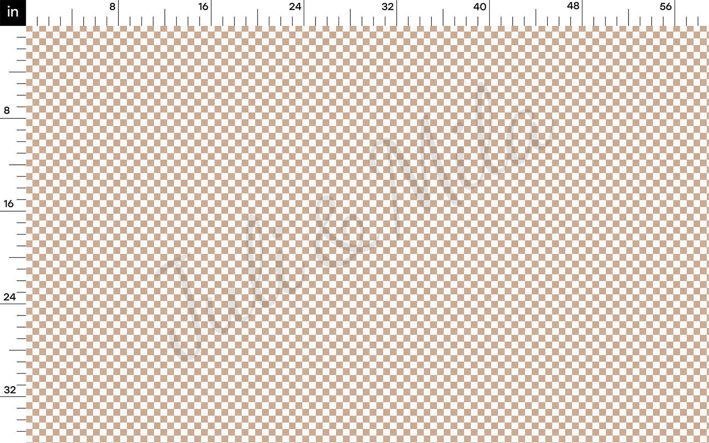 Beige Checkers Checkered Board Bullet Fabric AA726