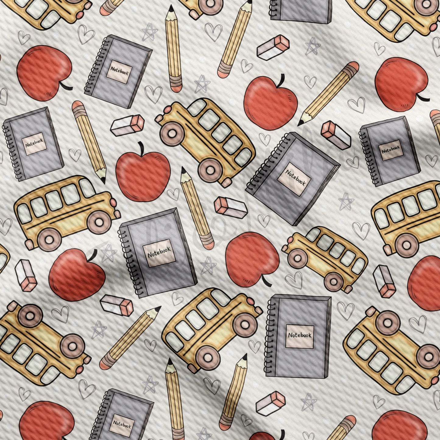 Back to School Bullet Textured Fabric  AA838