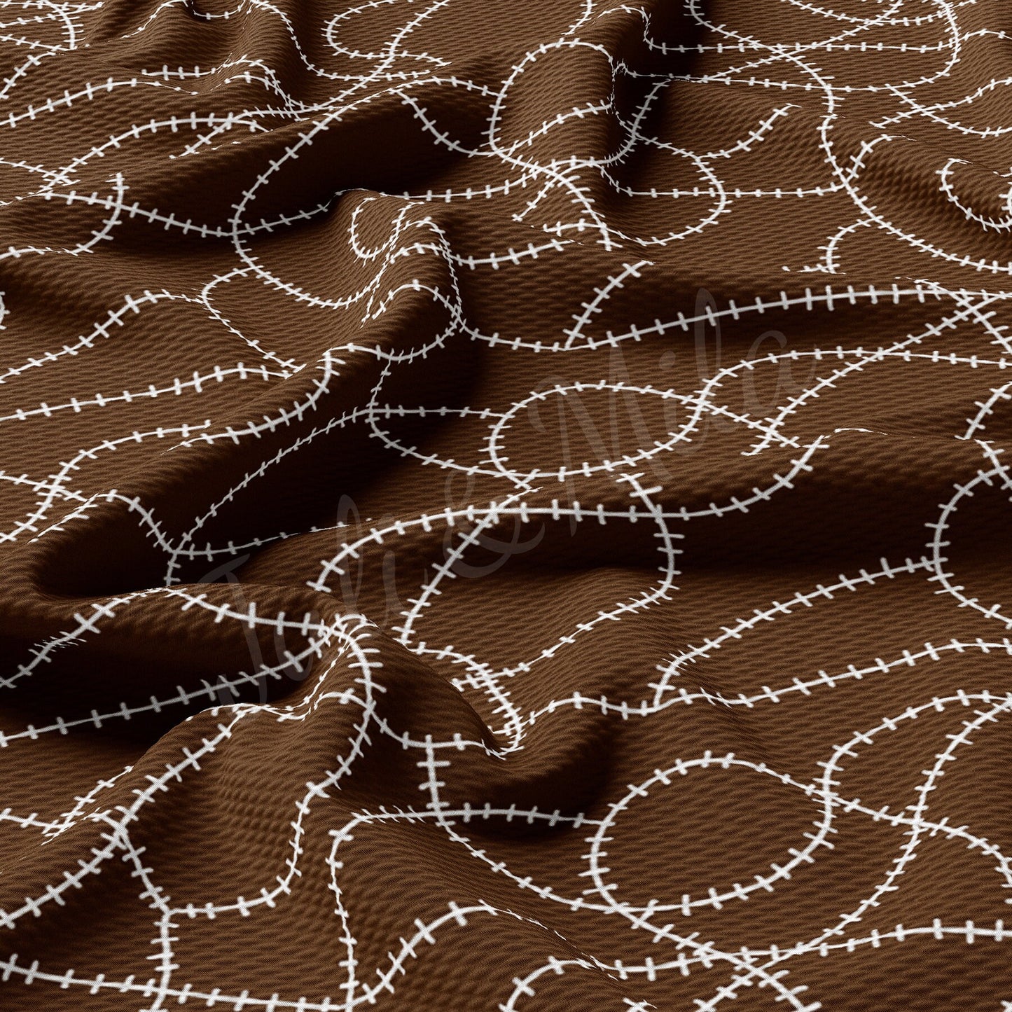 Football Bullet Textured Fabric  AA789