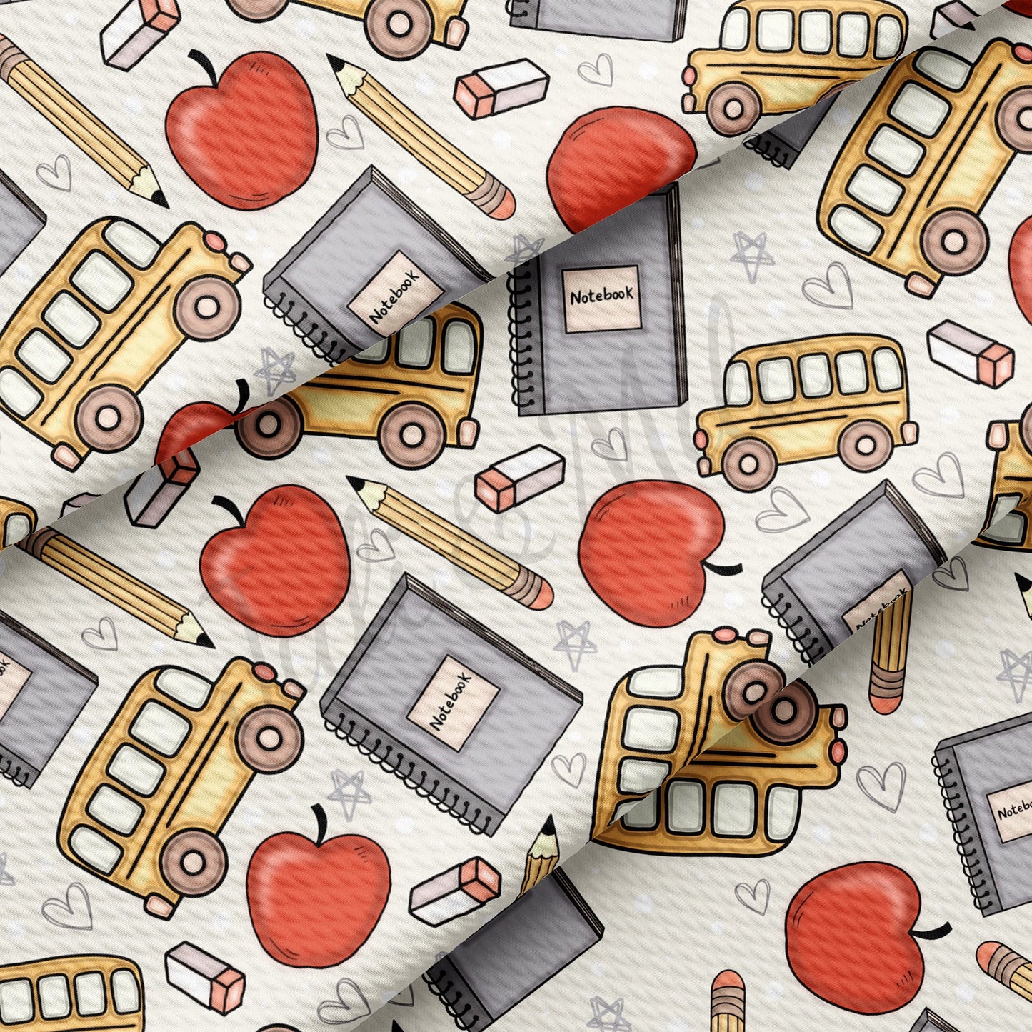 Back to School Bullet Textured Fabric  AA838