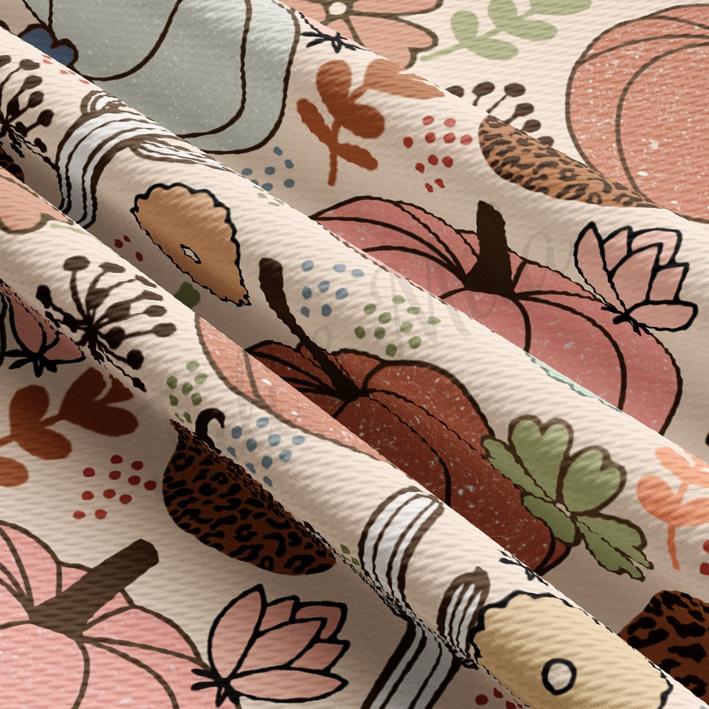 Pumpkin  Bullet Textured Fabric  AA935