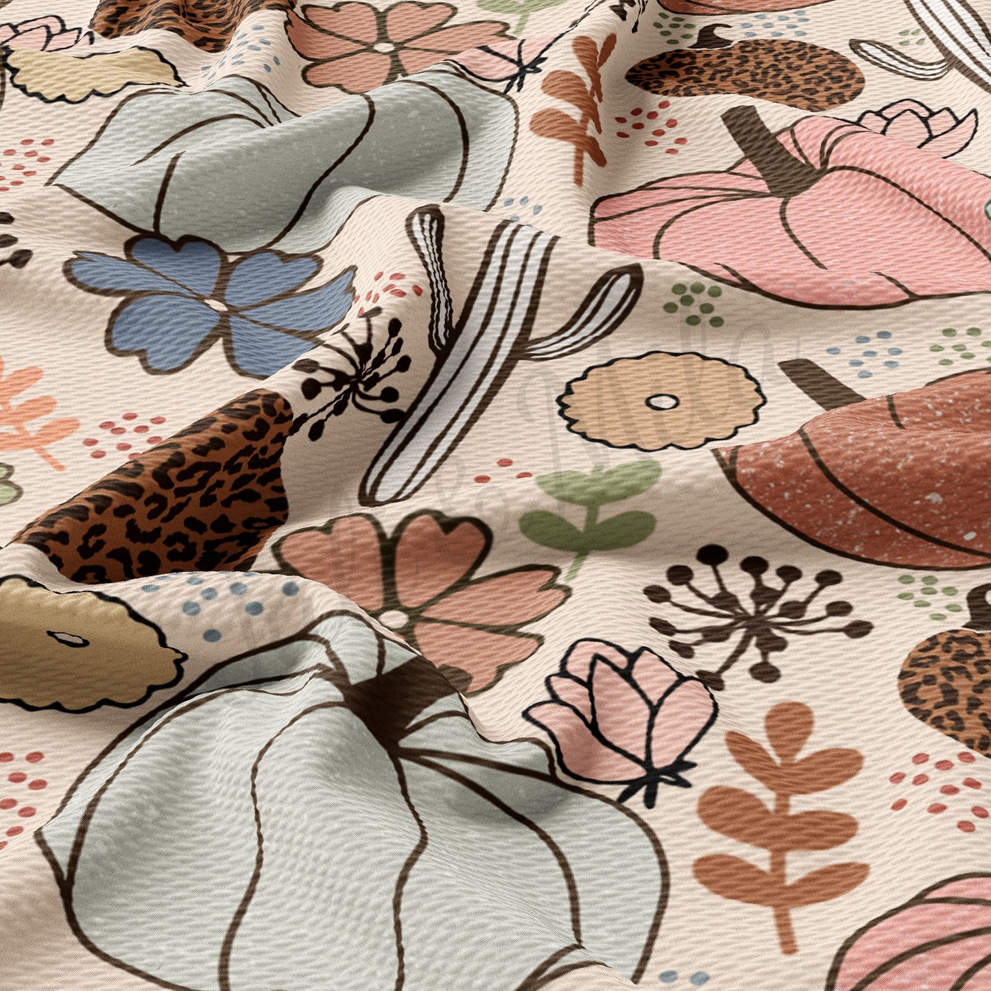 Pumpkin  Bullet Textured Fabric  AA935