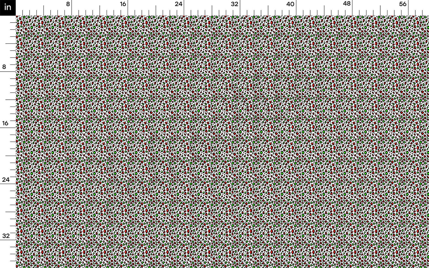 Christmas Cheetah Bullet Textured Fabric AA949