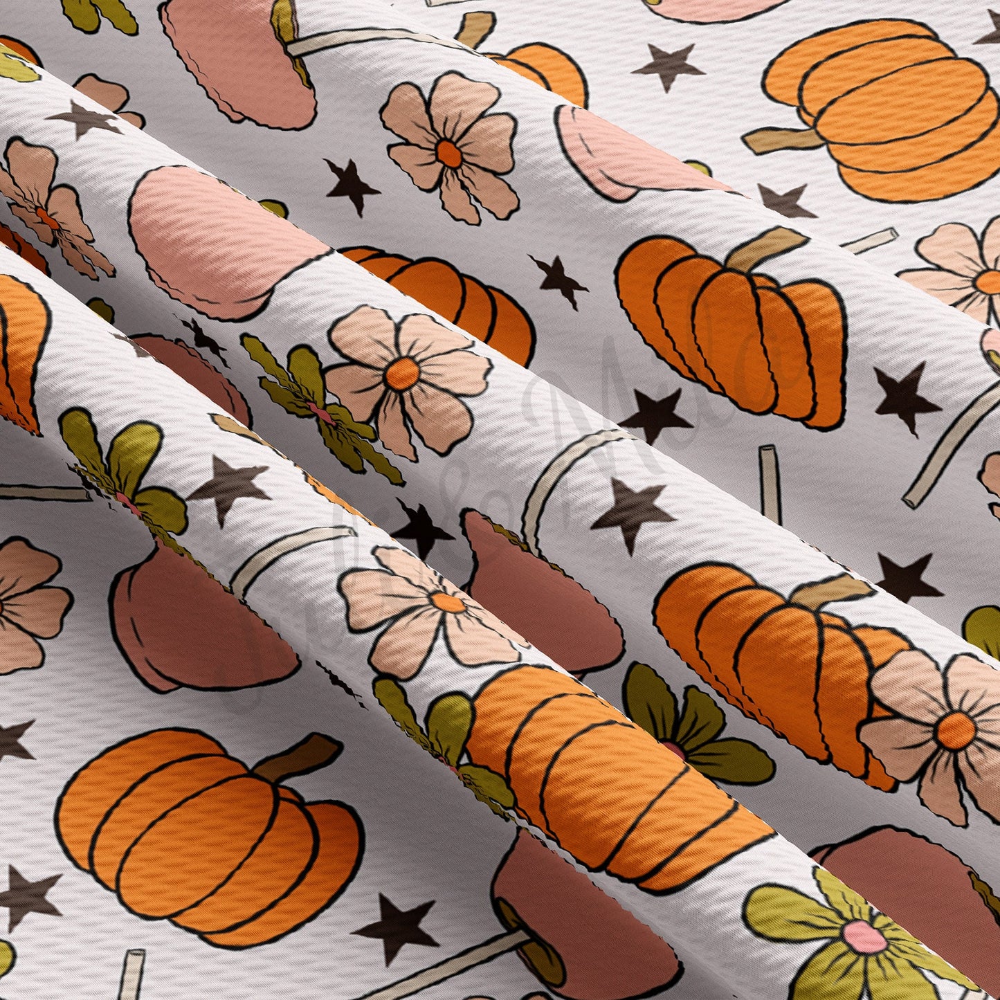 Pumpkin  Bullet Textured Fabric AA960