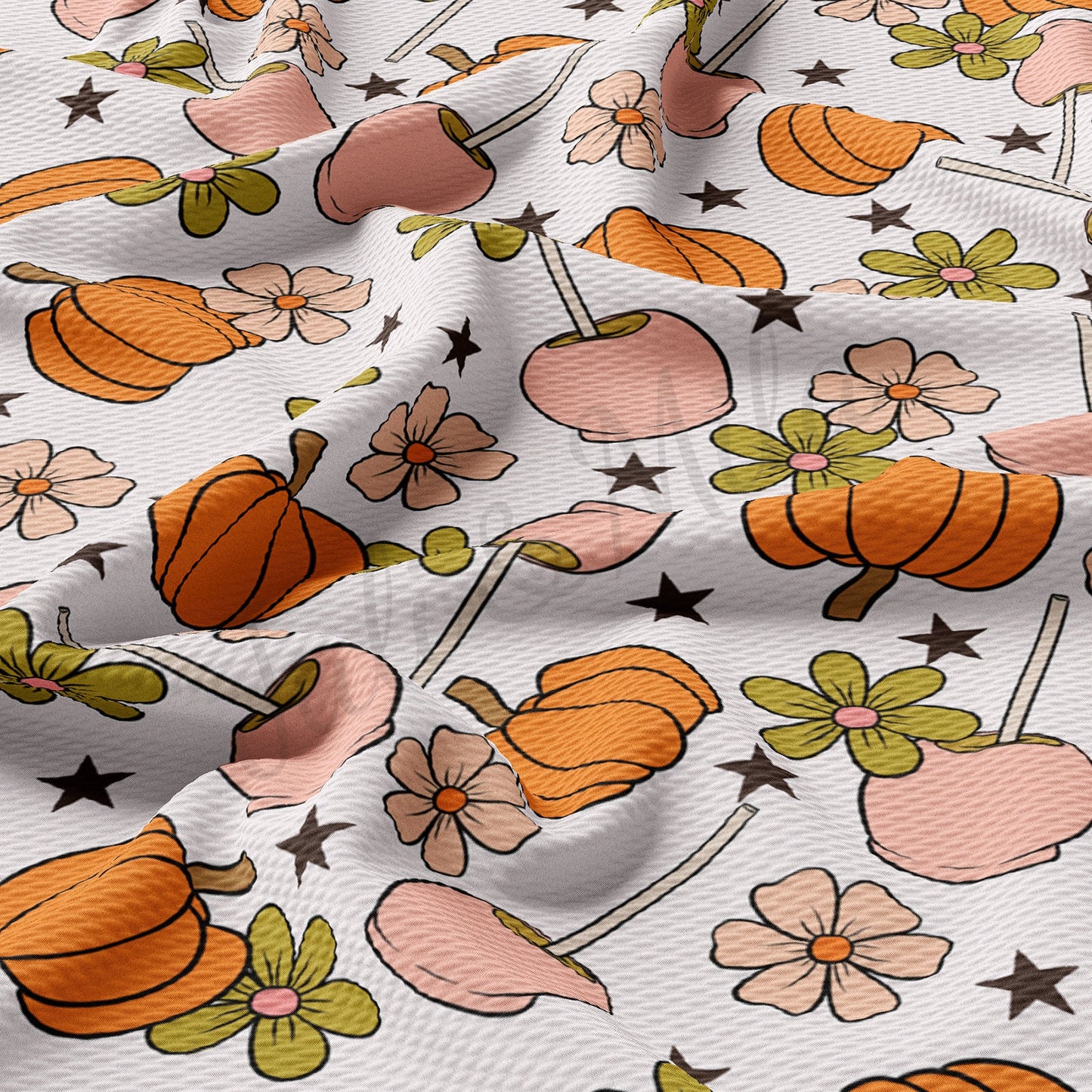 Pumpkin  Bullet Textured Fabric AA960