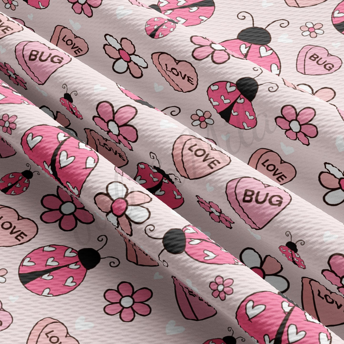 Valentines Day  Bullet Textured Fabric AA979
