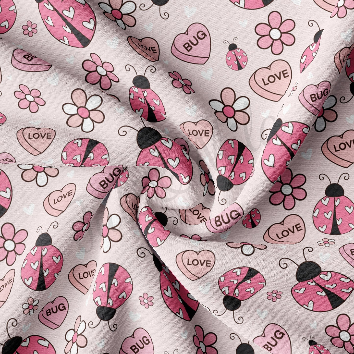Valentines Day  Bullet Textured Fabric AA979