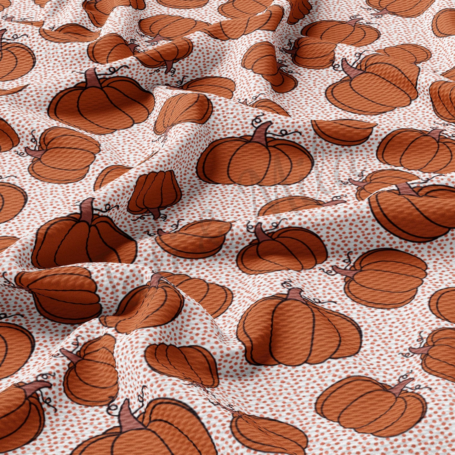 Pumpkin Bullet Textured Fabric AA989
