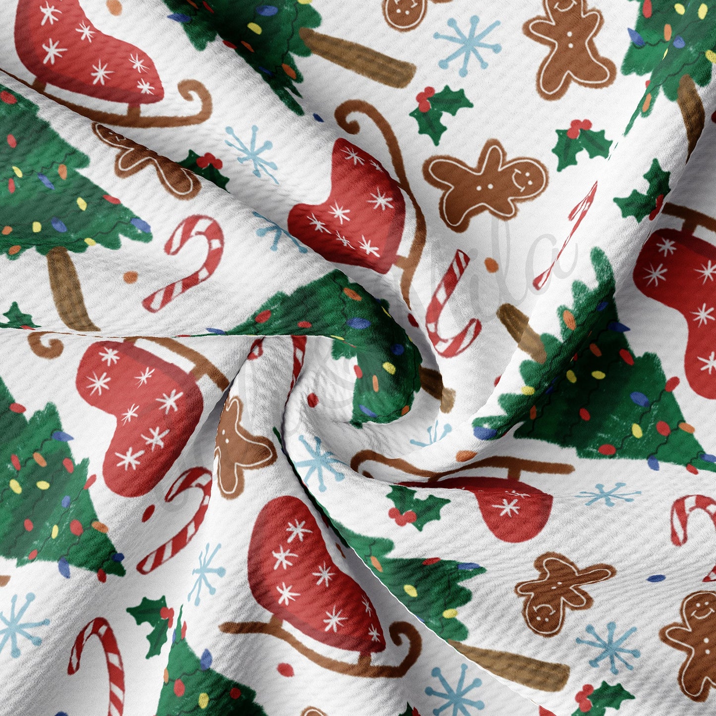 Christmas Bullet Textured Fabric AA998