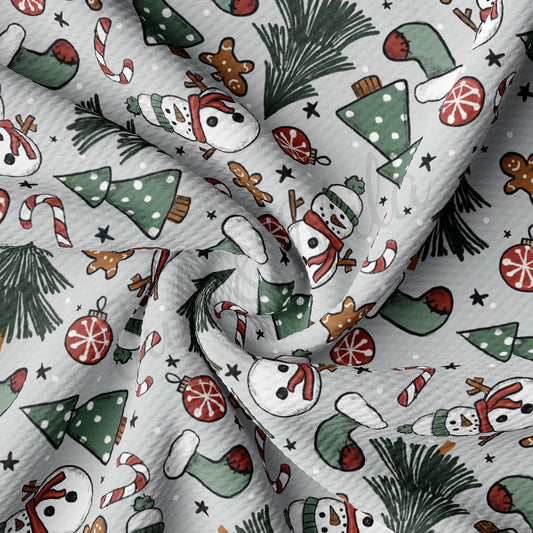 Christmas Bullet Textured Fabric AA1003