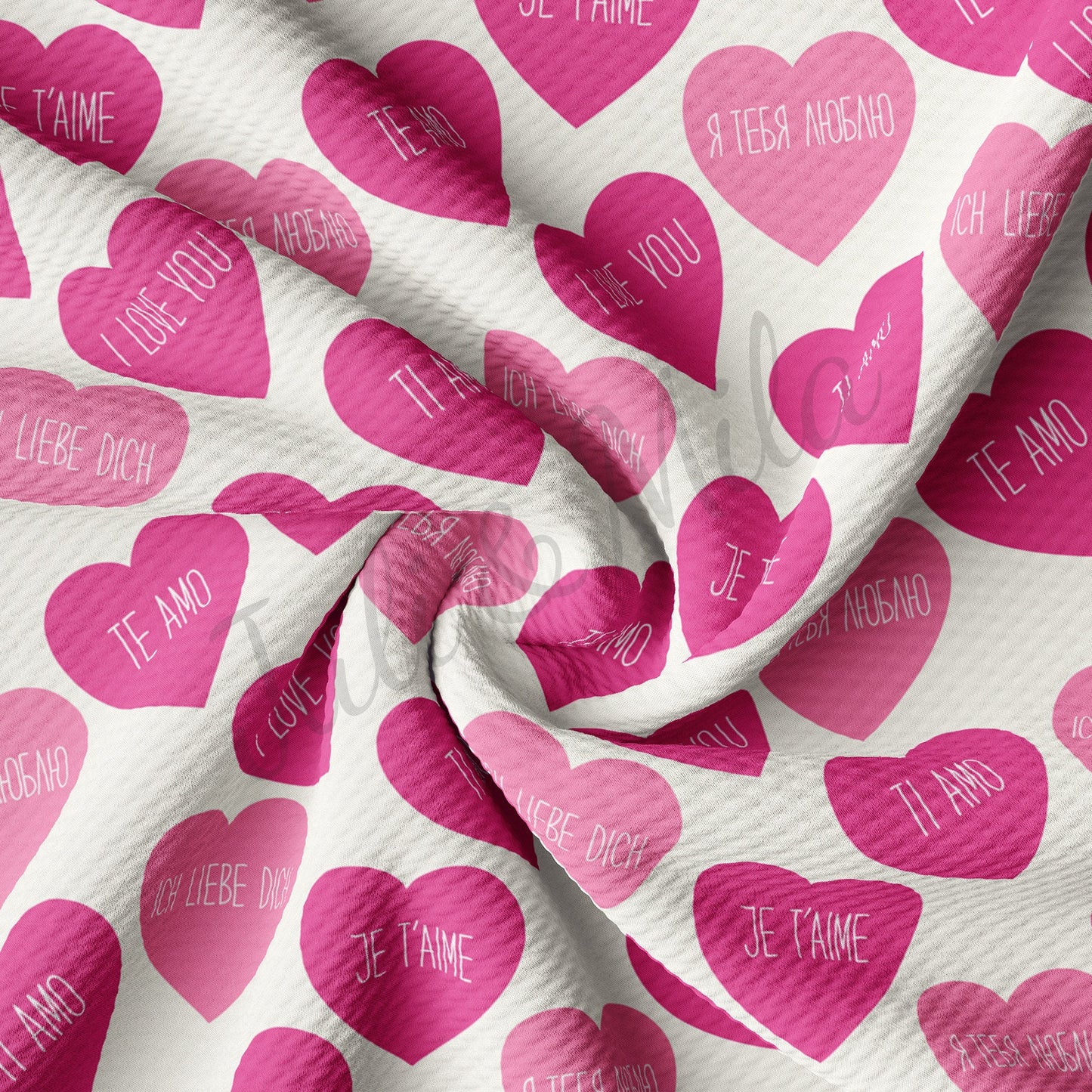 Valentines Day  Bullet Textured Fabric AA1051